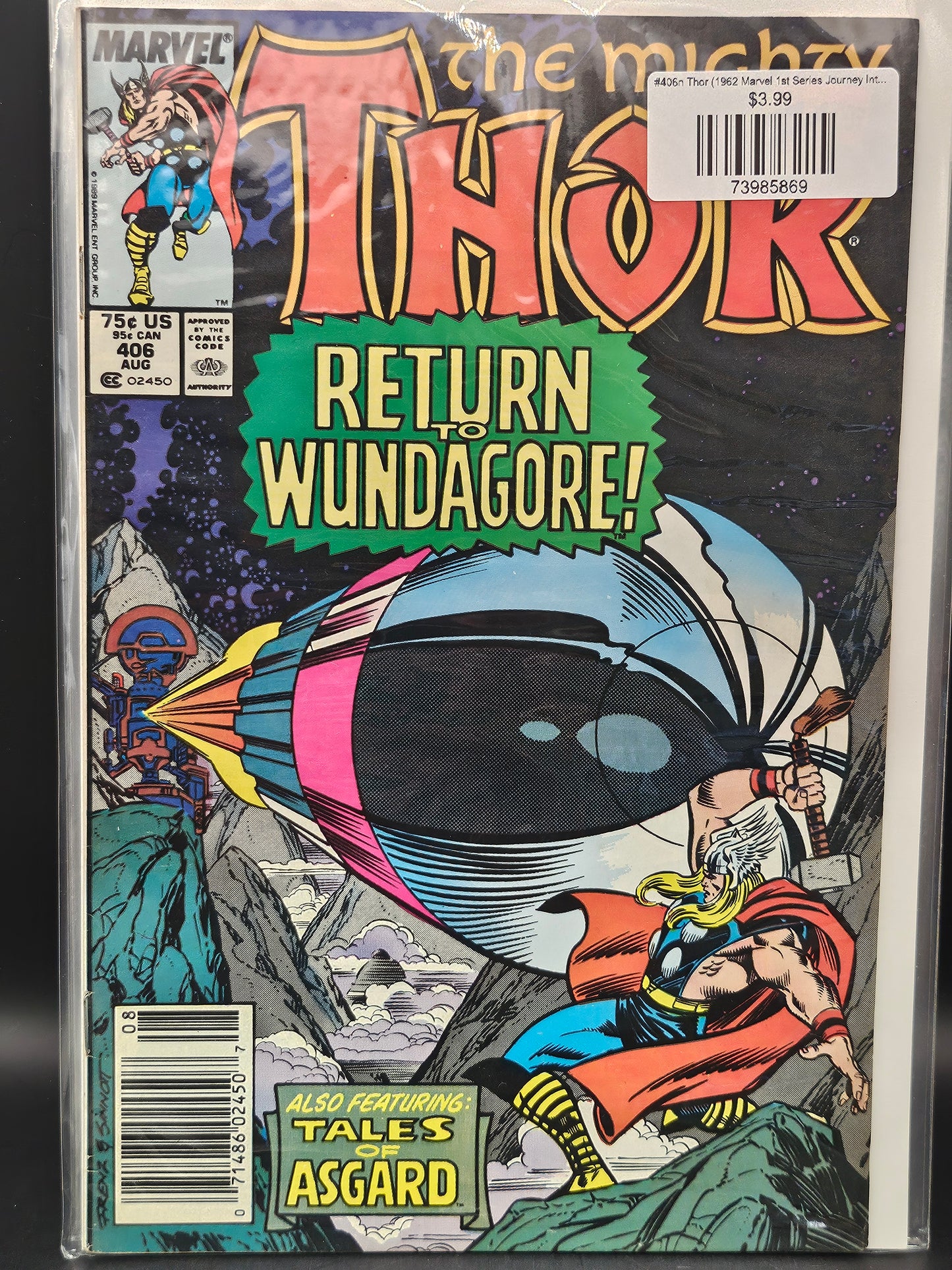 #406n Thor (1962 Marvel 1st Series Journey Into Mystery)