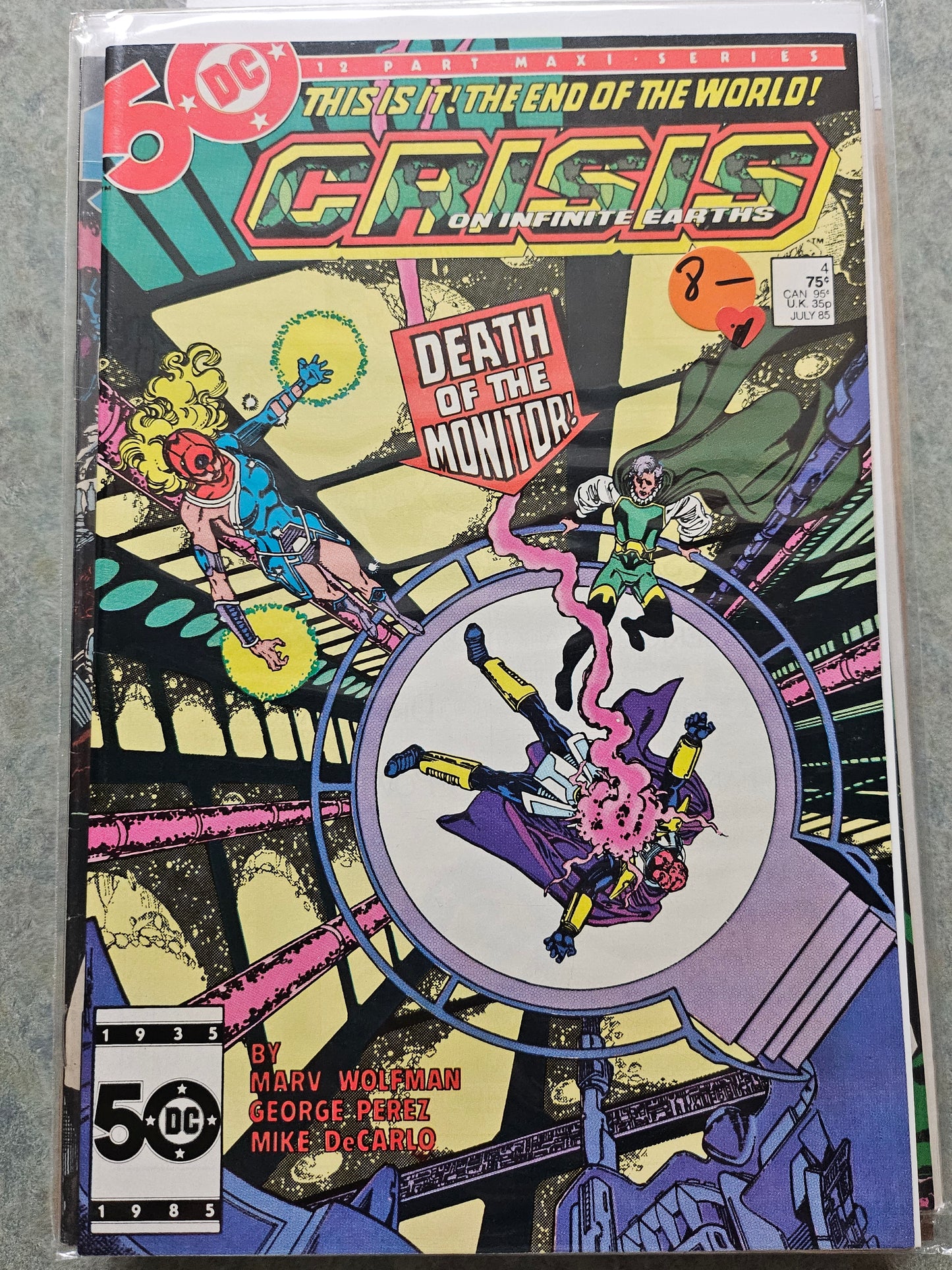 117.100 – Crisis on Infinite Earth - #4 -(LS) maxi series -1985-86