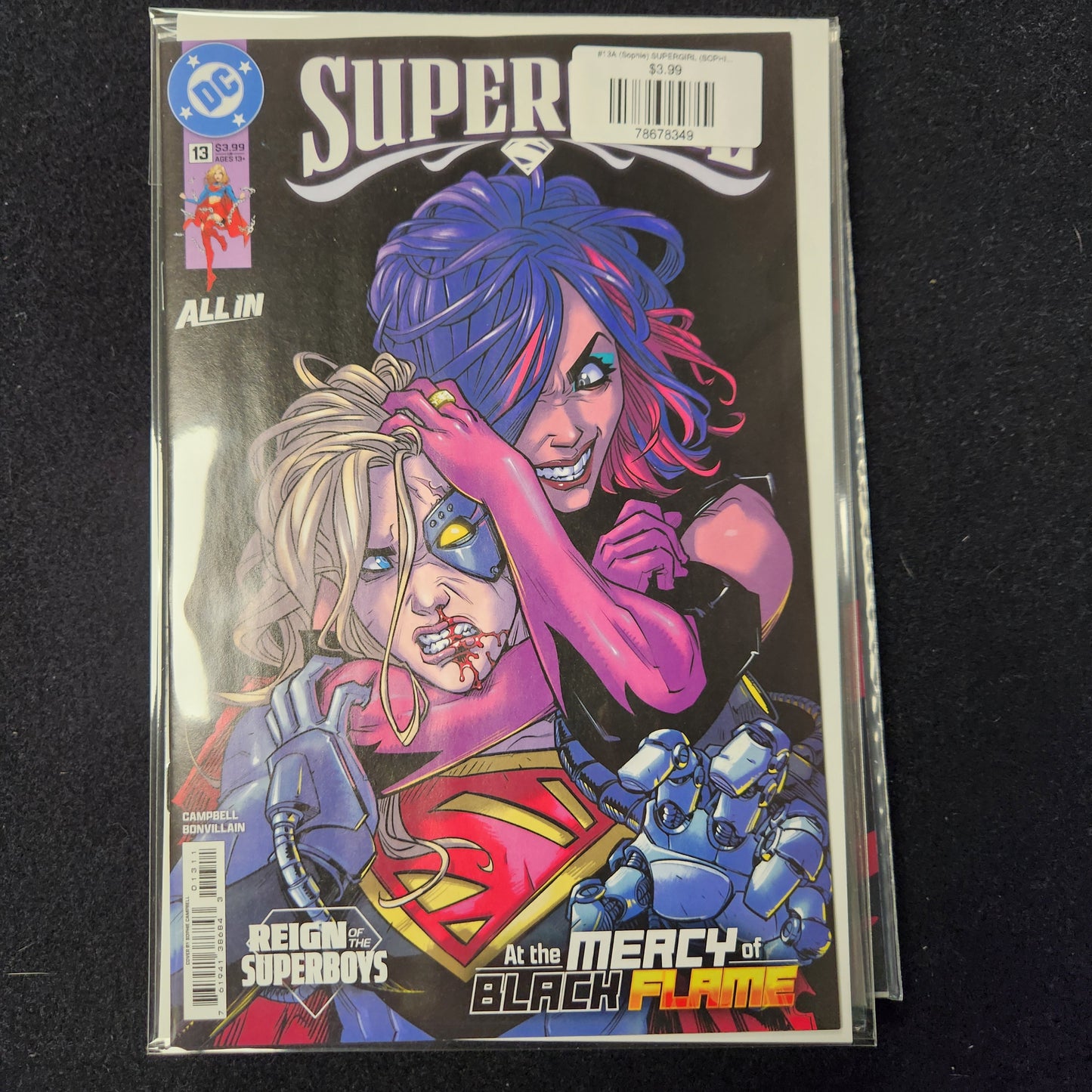 #13A (Sophie) SUPERGIRL (SOPHIE CAMPBELL THE REIGN OF THE SUPERBOYS)