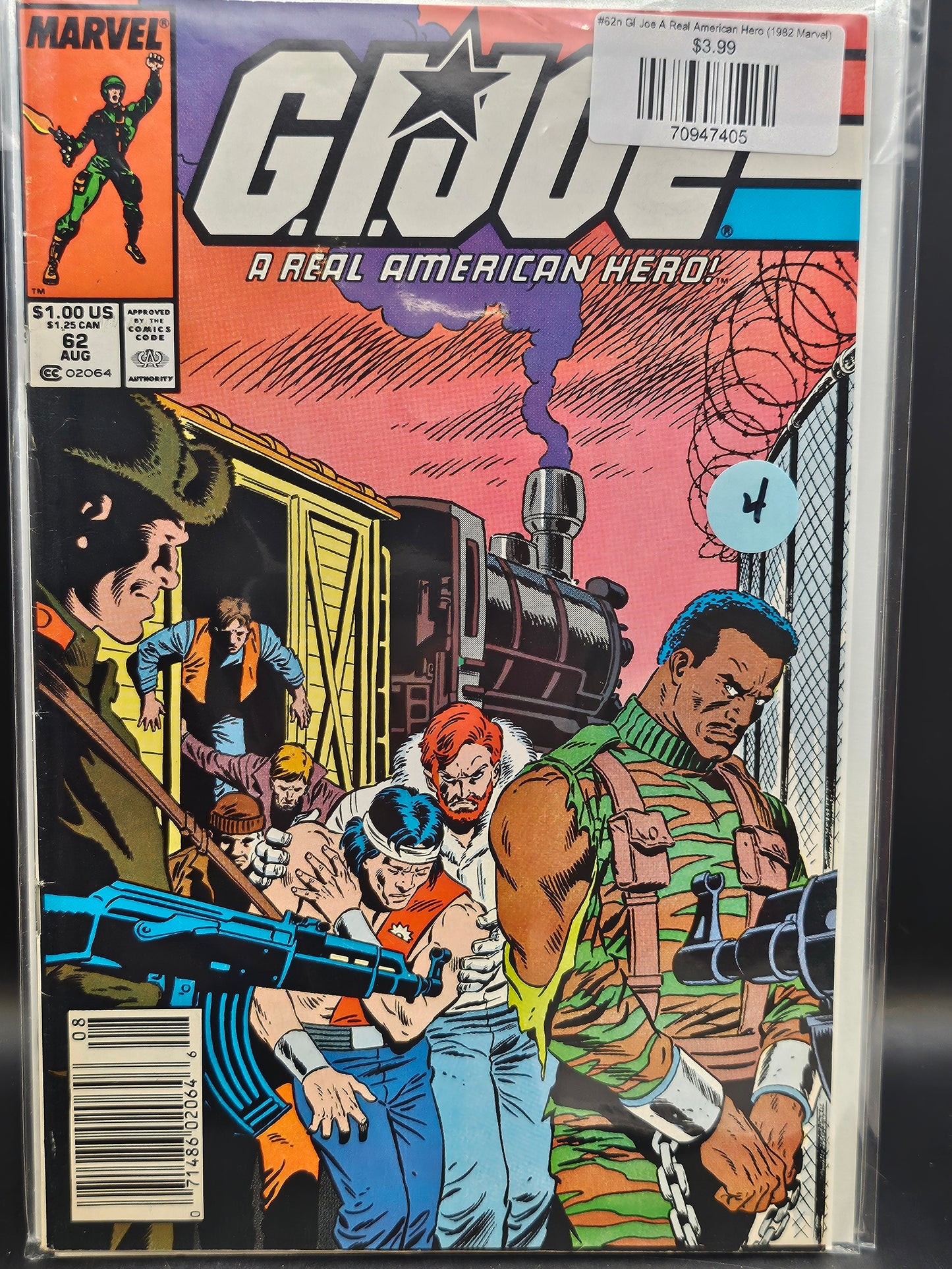 #62n GI Joe A Real American Hero (1982 Marvel)
