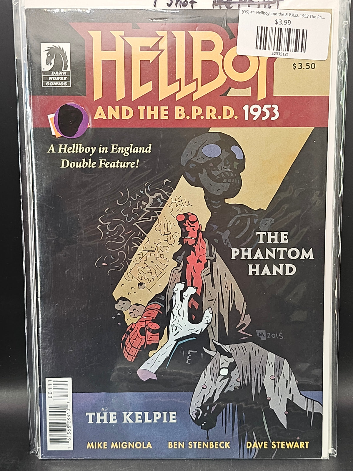(OS) #1 Hellboy and the B.P.R.D. 1953 The Phantom Hand and the Kelpie (2015 Dark Horse)