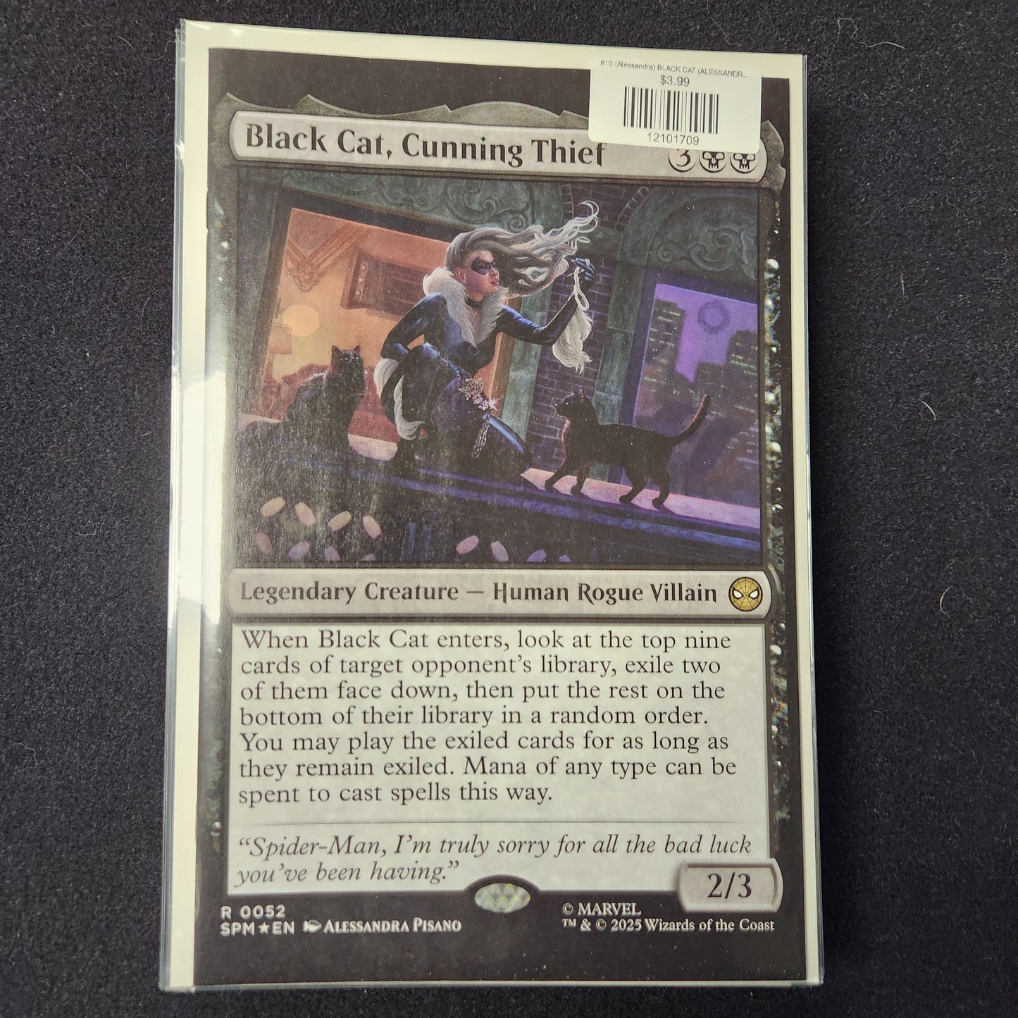 #10 (Alessandra) BLACK CAT (ALESSANDRA PISANO MAGIC: THE GATHERING VARIANT)