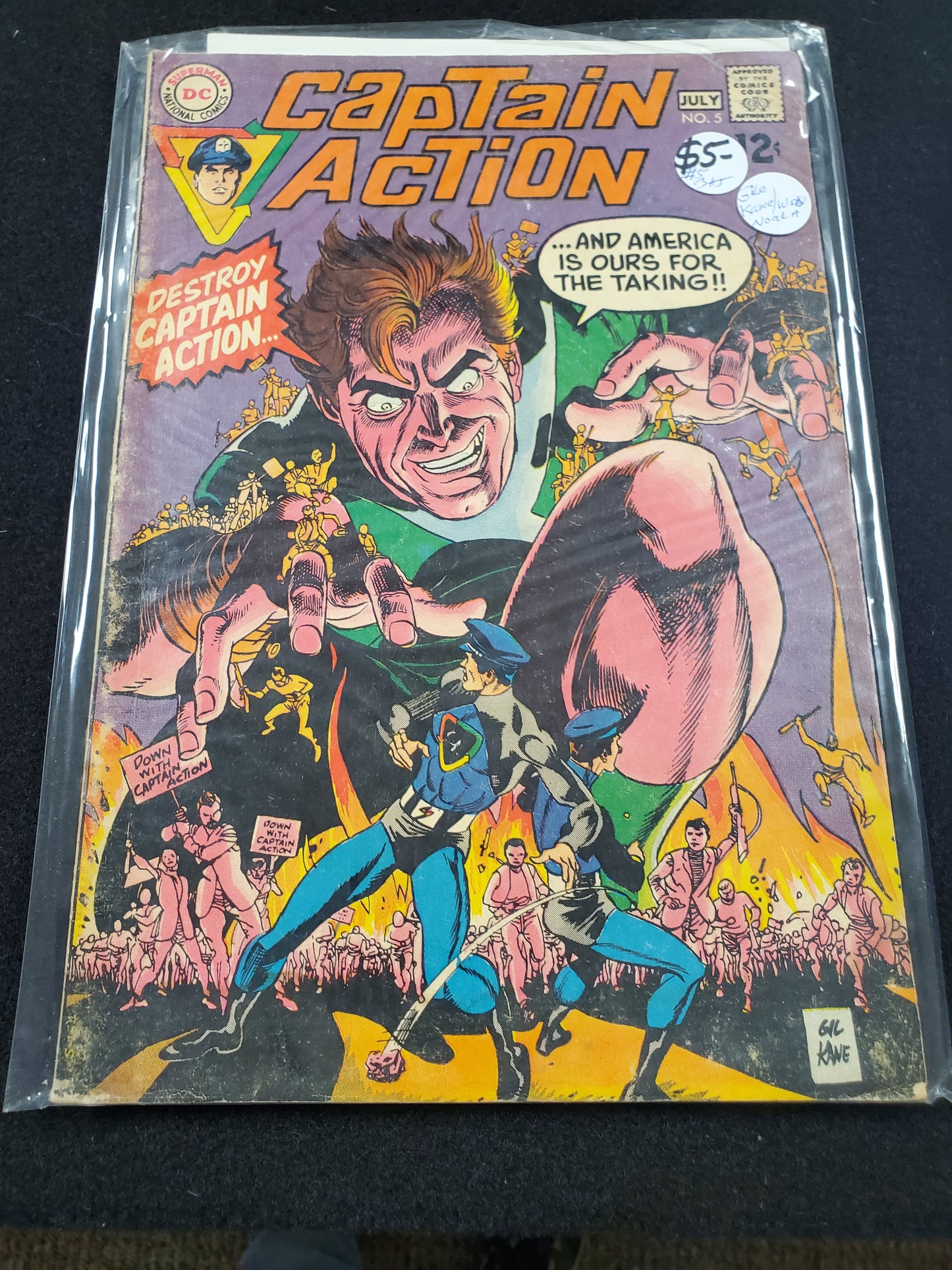 Captain Action – DC Comics – 1968–1969 – Volume 1 – #5 of 5