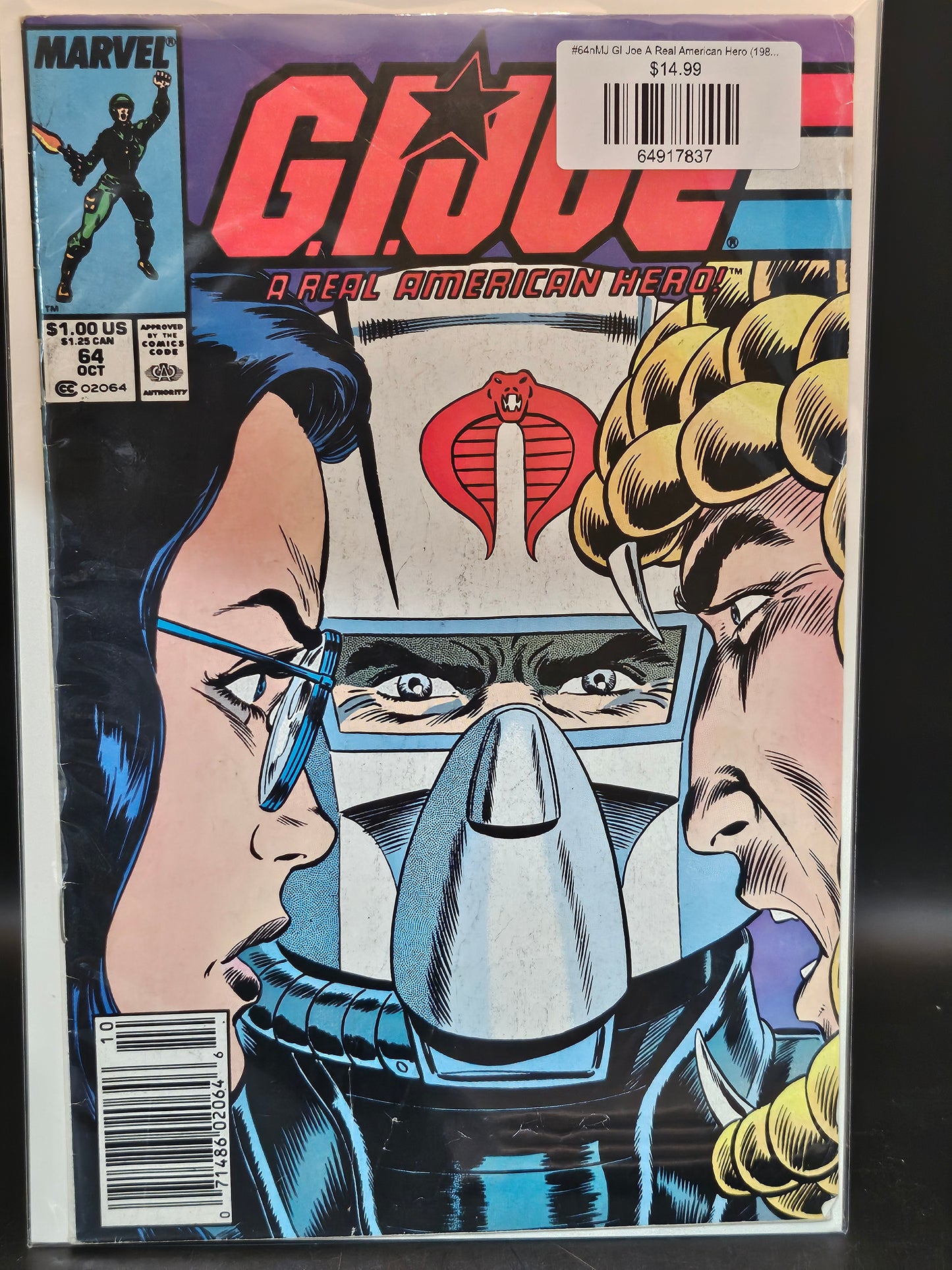 #64nMJ GI Joe A Real American Hero (1982 Marvel)