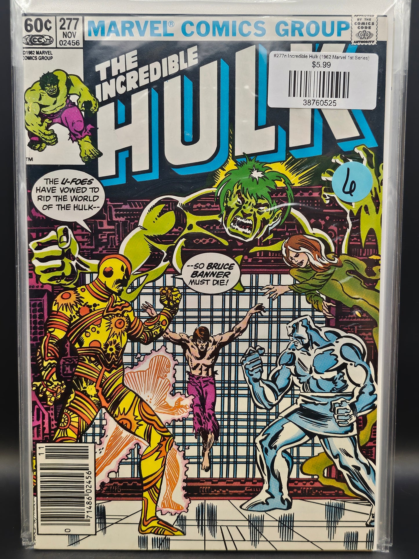 #277n Incredible Hulk (1962 Marvel 1st Series)