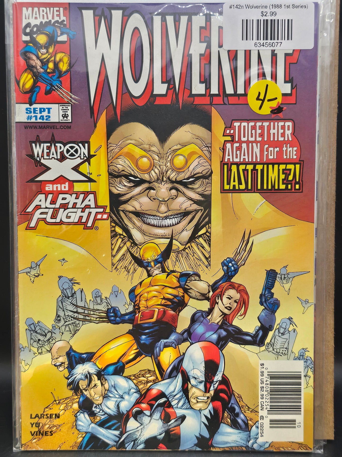 #142n Wolverine (1988 1st Series)
