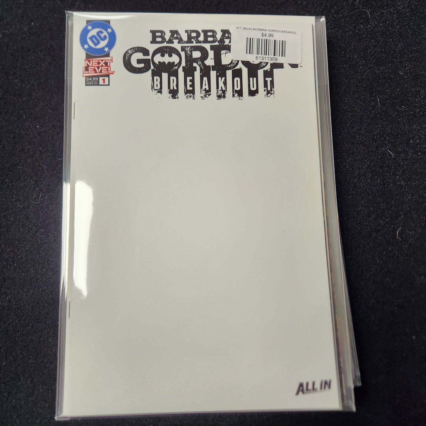 #1F (Blank) BARBARA GORDON BREAKOUT (BLANK CARD STOCK VAR)