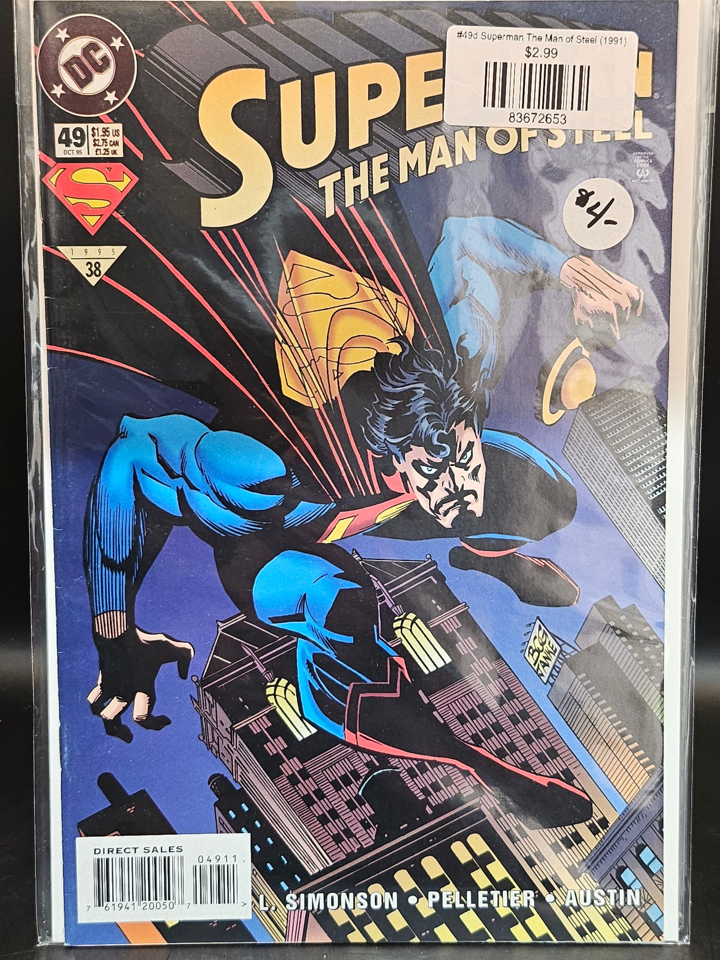 #49d Superman The Man of Steel (1991)