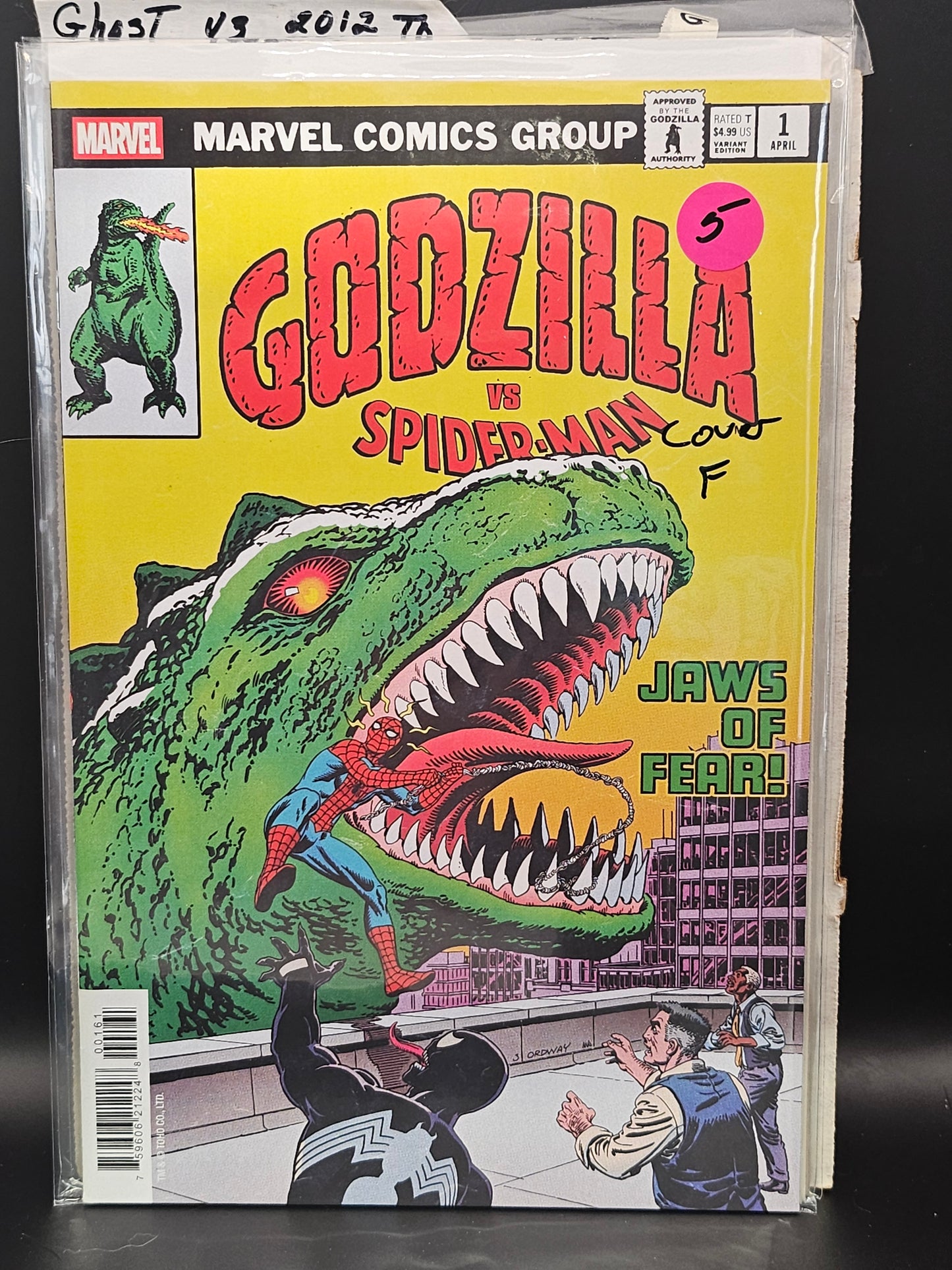 #1 Cover F - Godzilla vs. Spider-Man (2025 Marvel)