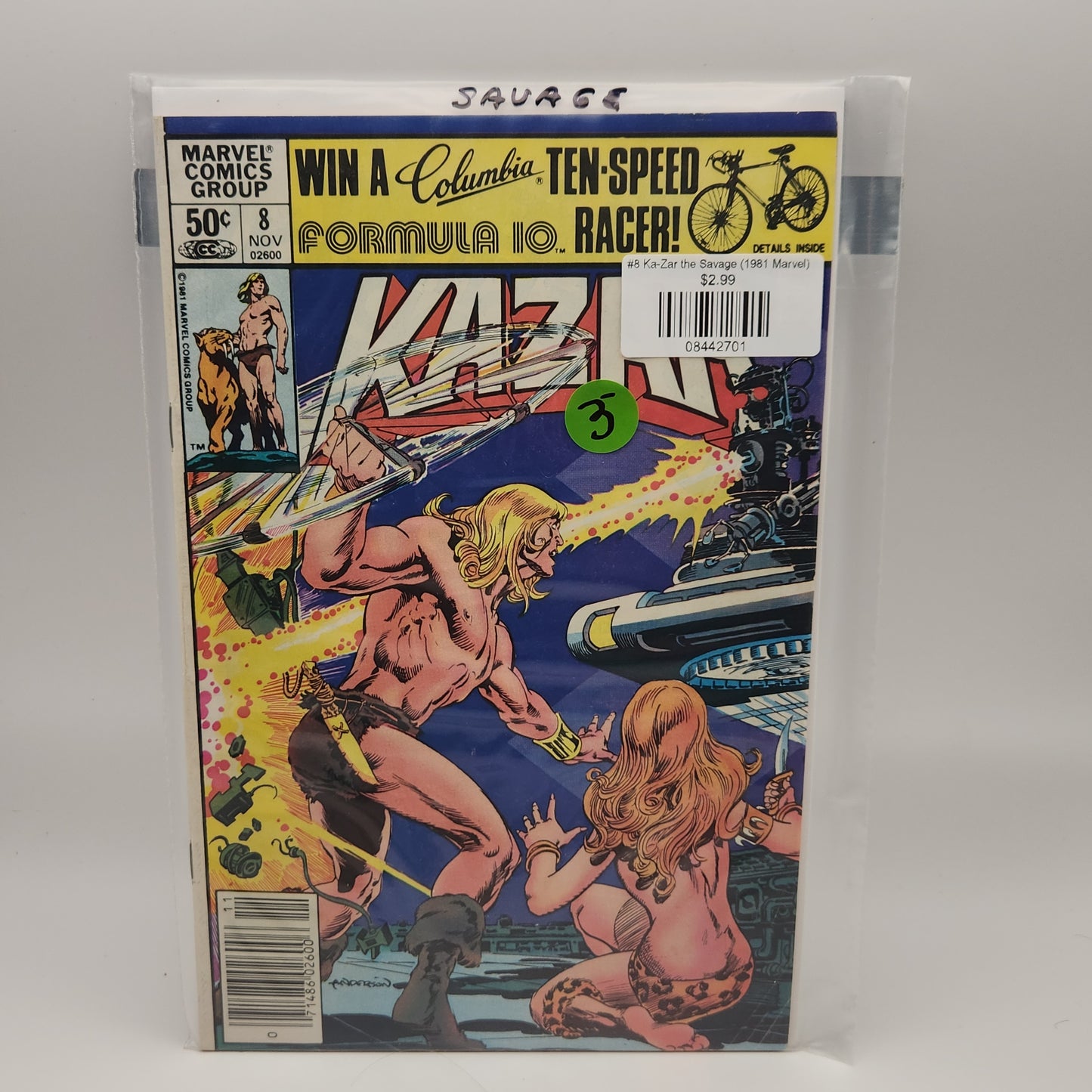 #8 Ka-Zar the Savage (1981 Marvel)