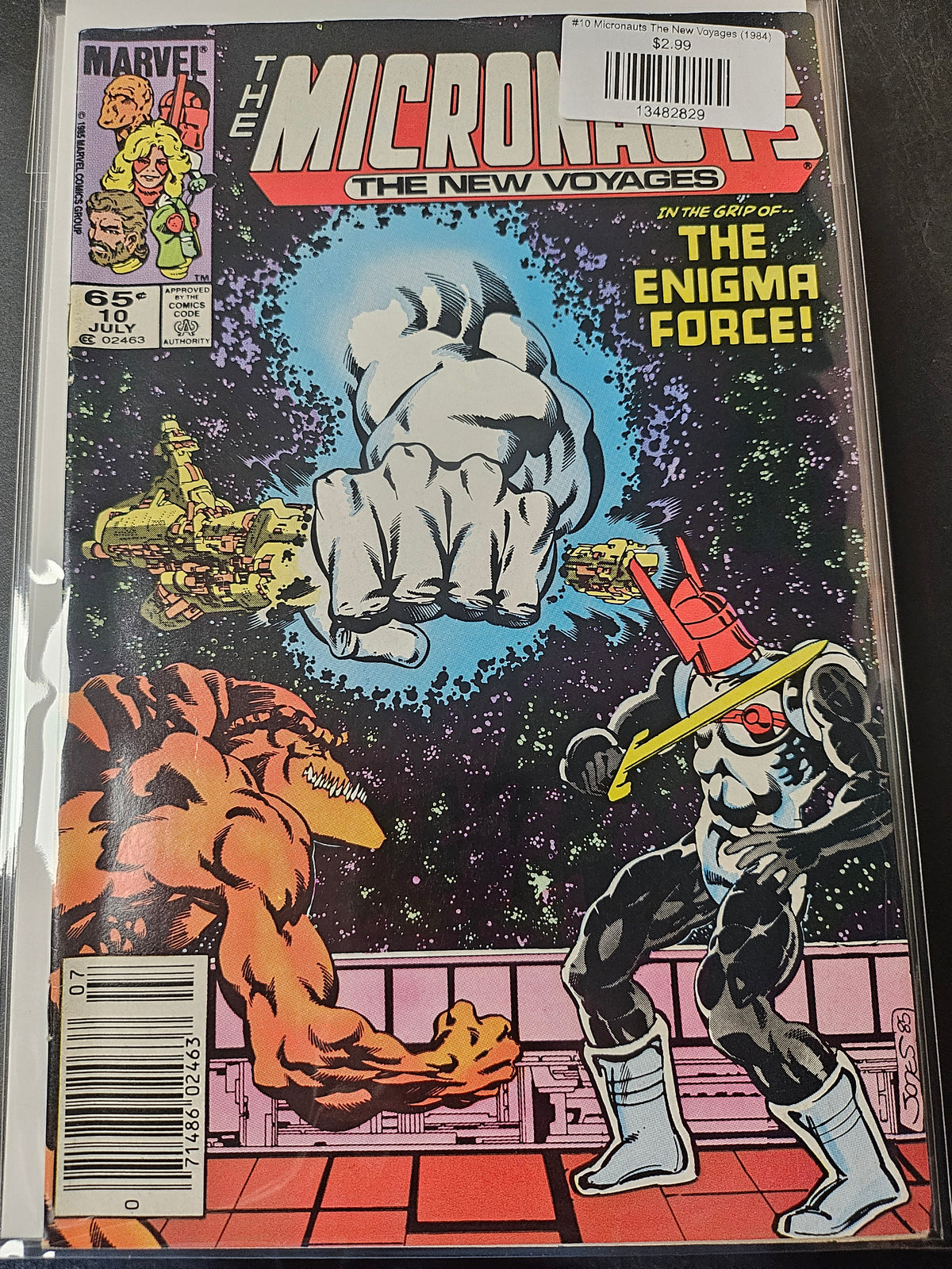 #10 Micronauts The New Voyages (1984)