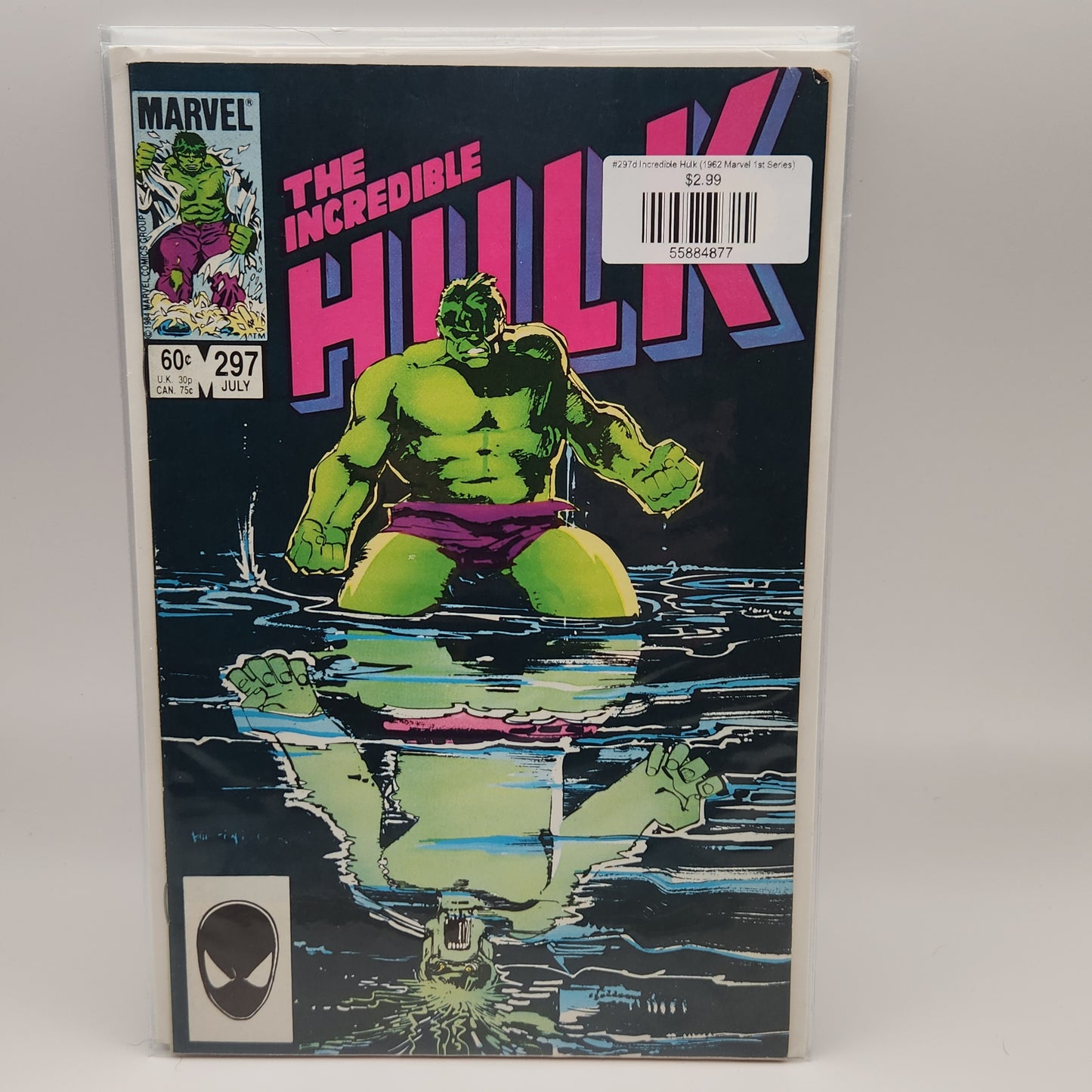 #297d Incredible Hulk (1962 Marvel 1st Series)