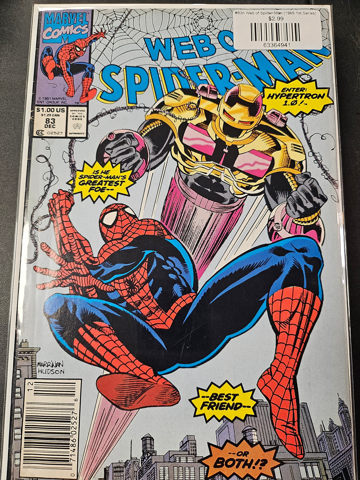 #83n Web of Spider-Man (1985 1st Series)