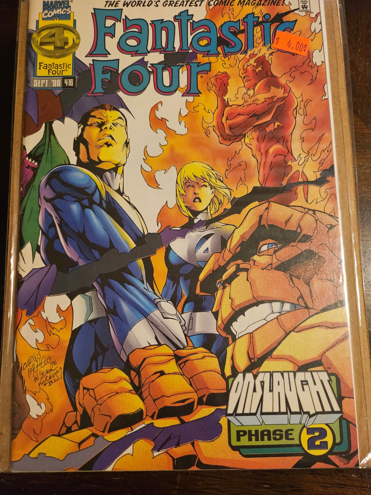 103.107 – Fantastic Four - #416 -1961-95