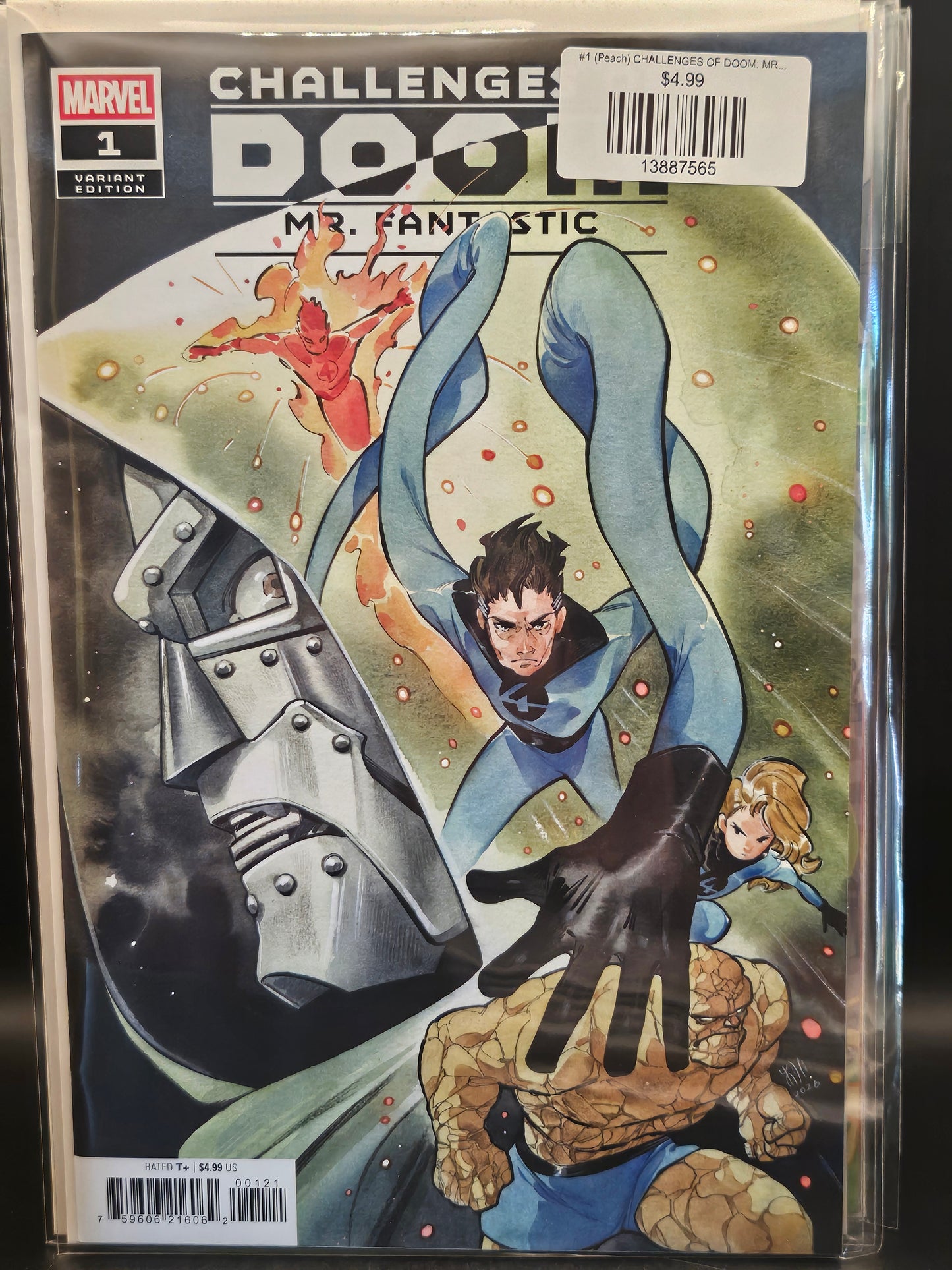 #1 (Peach) CHALLENGES OF DOOM: MR. FANTASTIC (PEACH MOMOKO VARIANT)