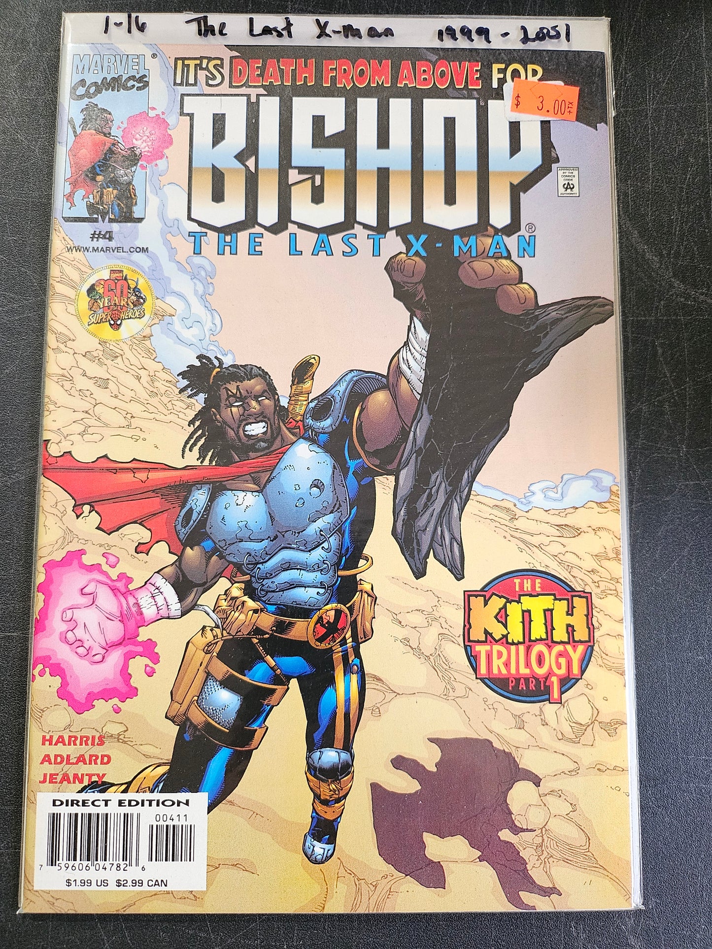 Bishop: The Last X-Man – Marvel Comics – (1999–2001) – Volume 1 – Limited Series - #4 of 16