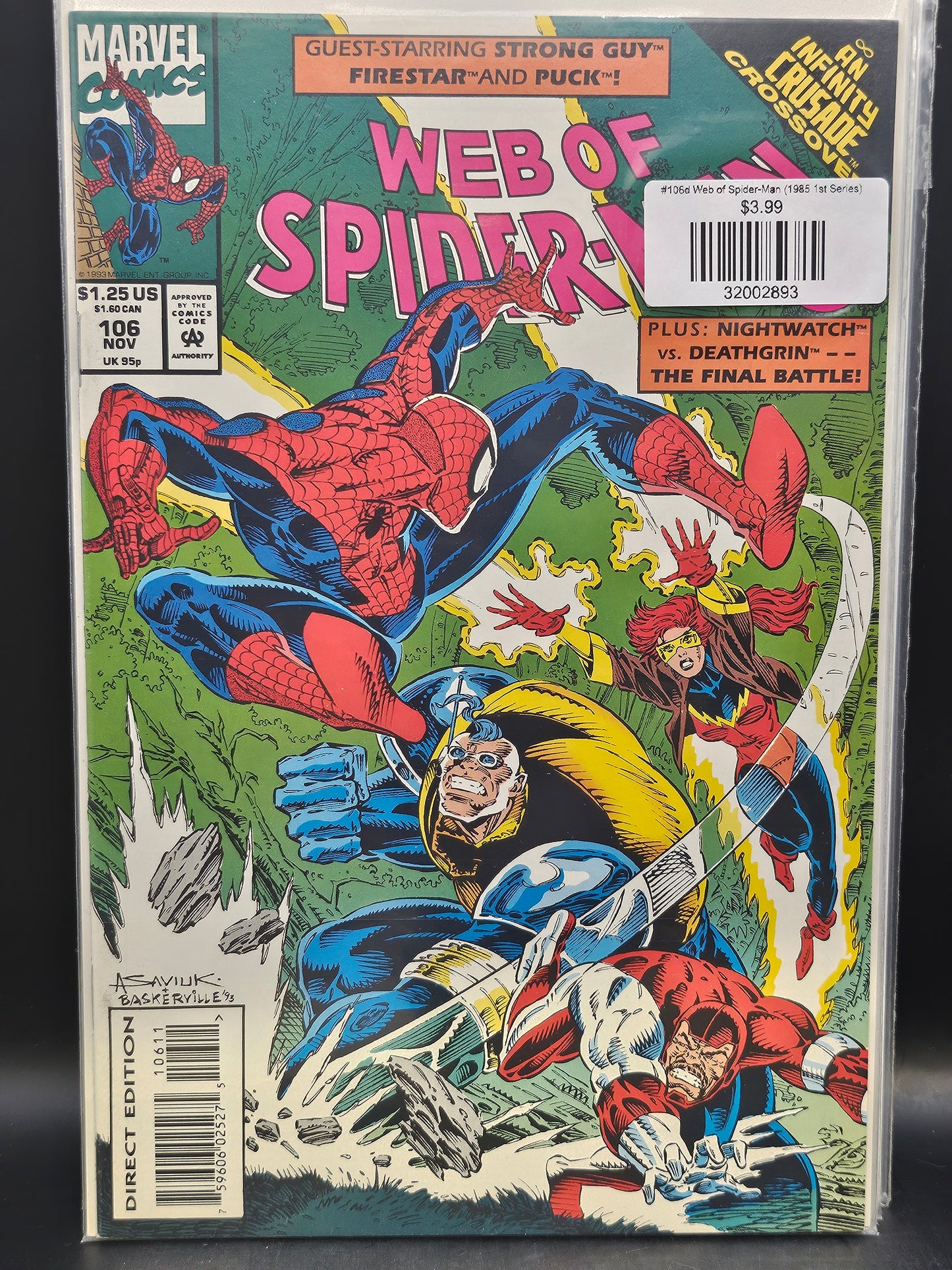 #106d Web of Spider-Man (1985 1st Series)