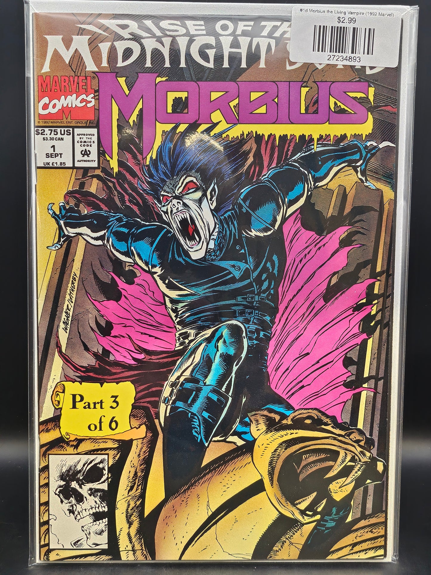 #1d Morbius the Living Vampire (1992 Marvel)