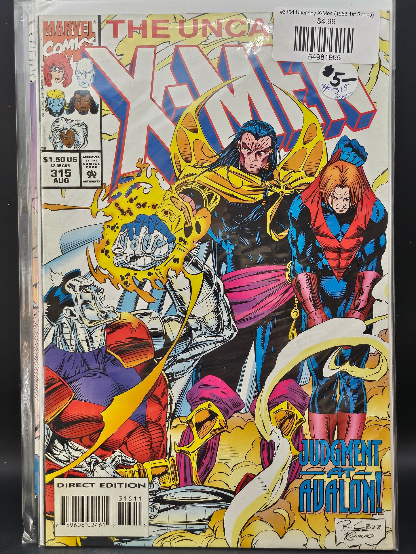 #315d Uncanny X-Men (1963 1st Series)