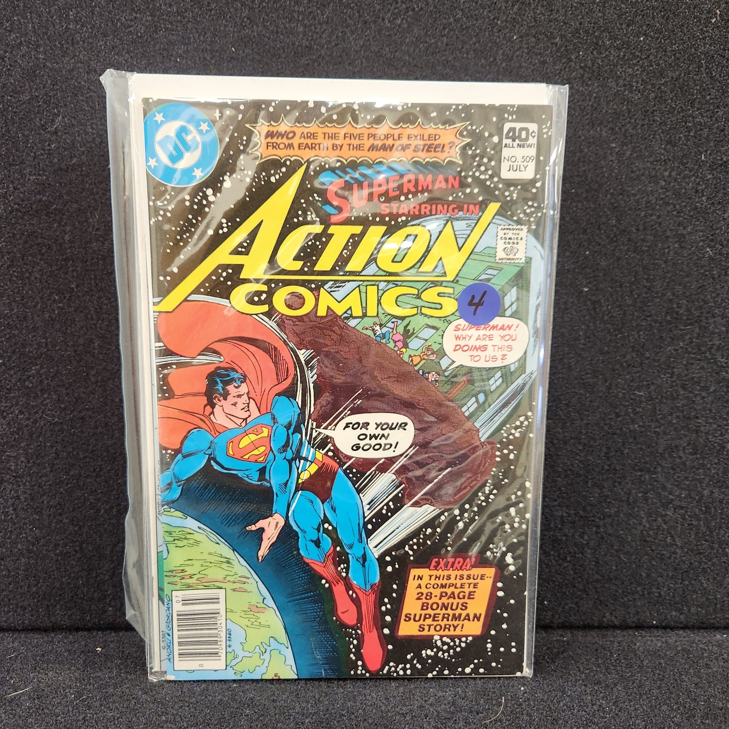 Action Comics #509 - The Alien Who Conquered The World (DC 1980)