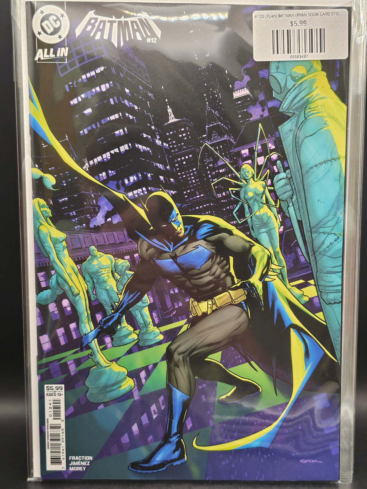 #12D (Ryan) BATMAN (RYAN SOOK CARD STOCK VAR)