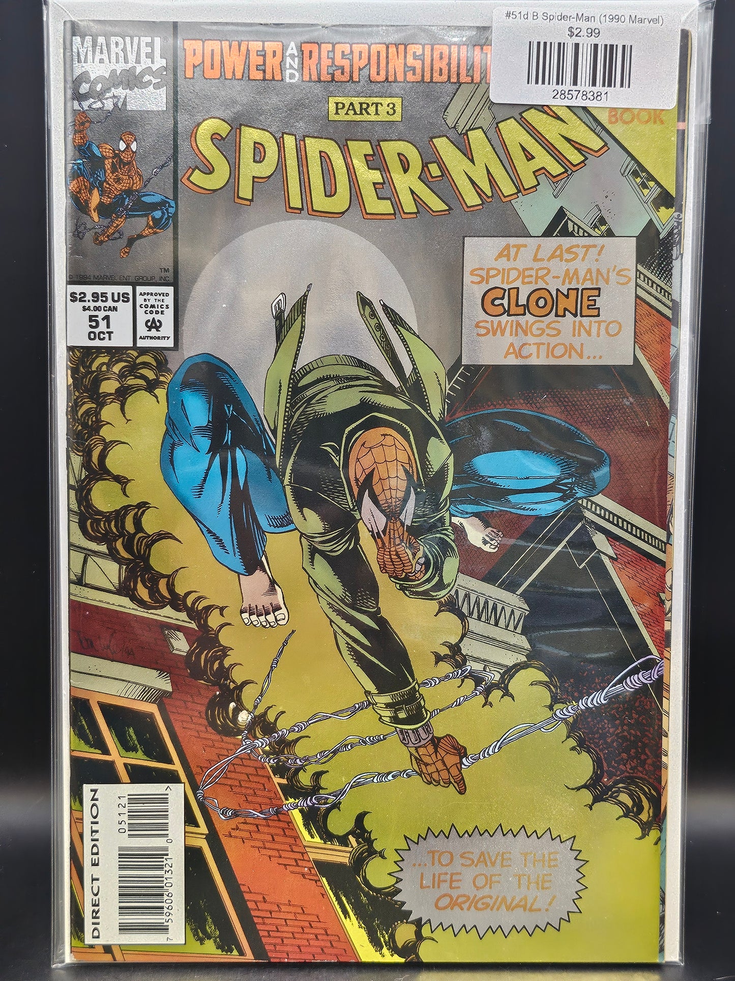 #51d B Spider-Man (1990 Marvel)