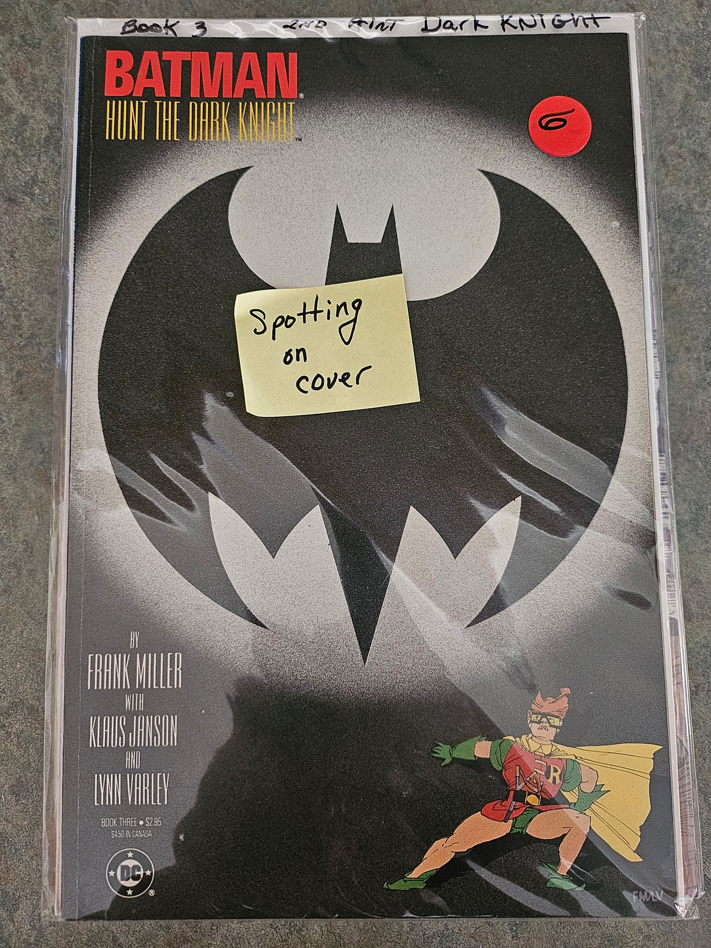 106.100 – #book 3 – second print – Batman Hunt the Dark Knight