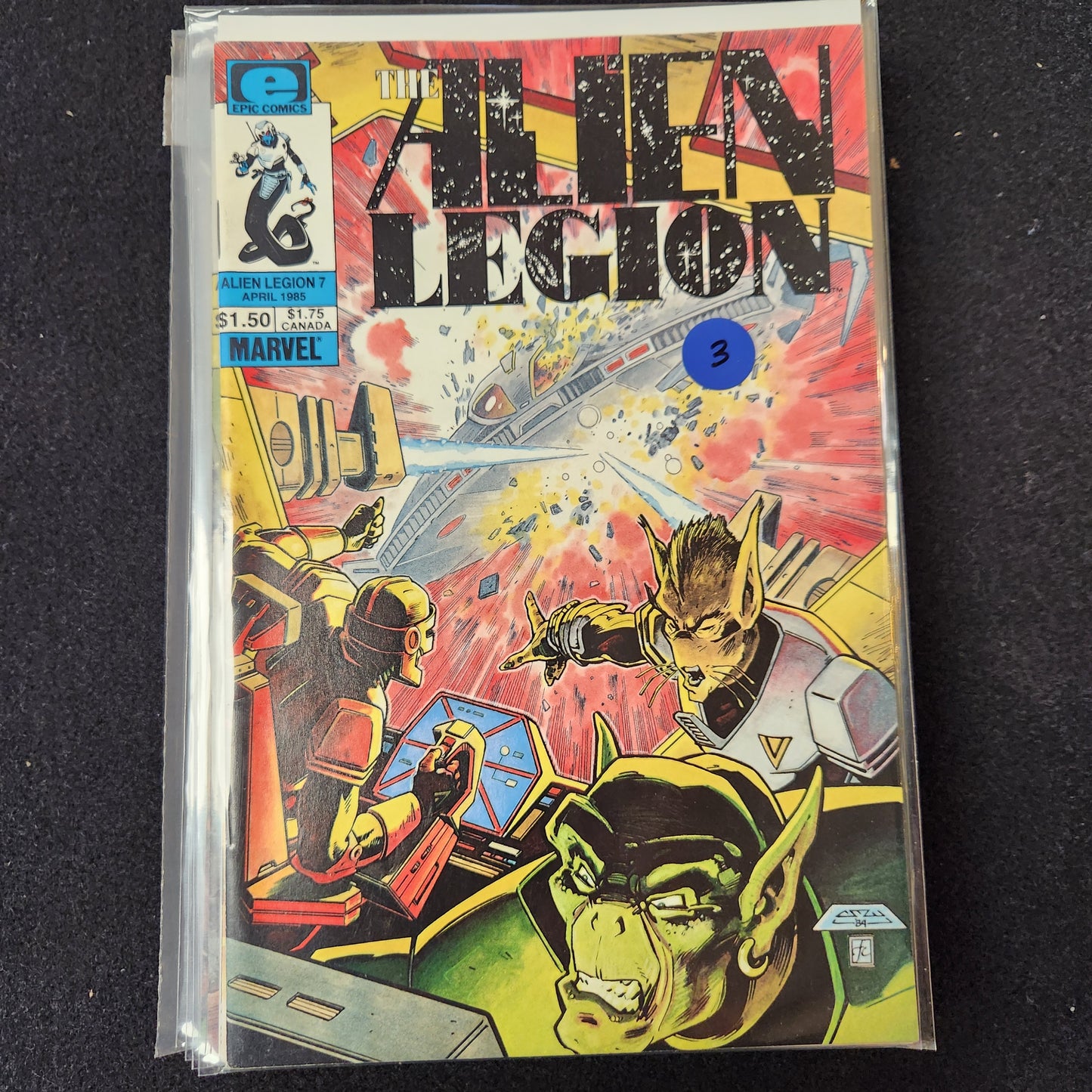 Alien Legion – Marvel / Epic Comics – 1984–1987 – Volume 1 – #7