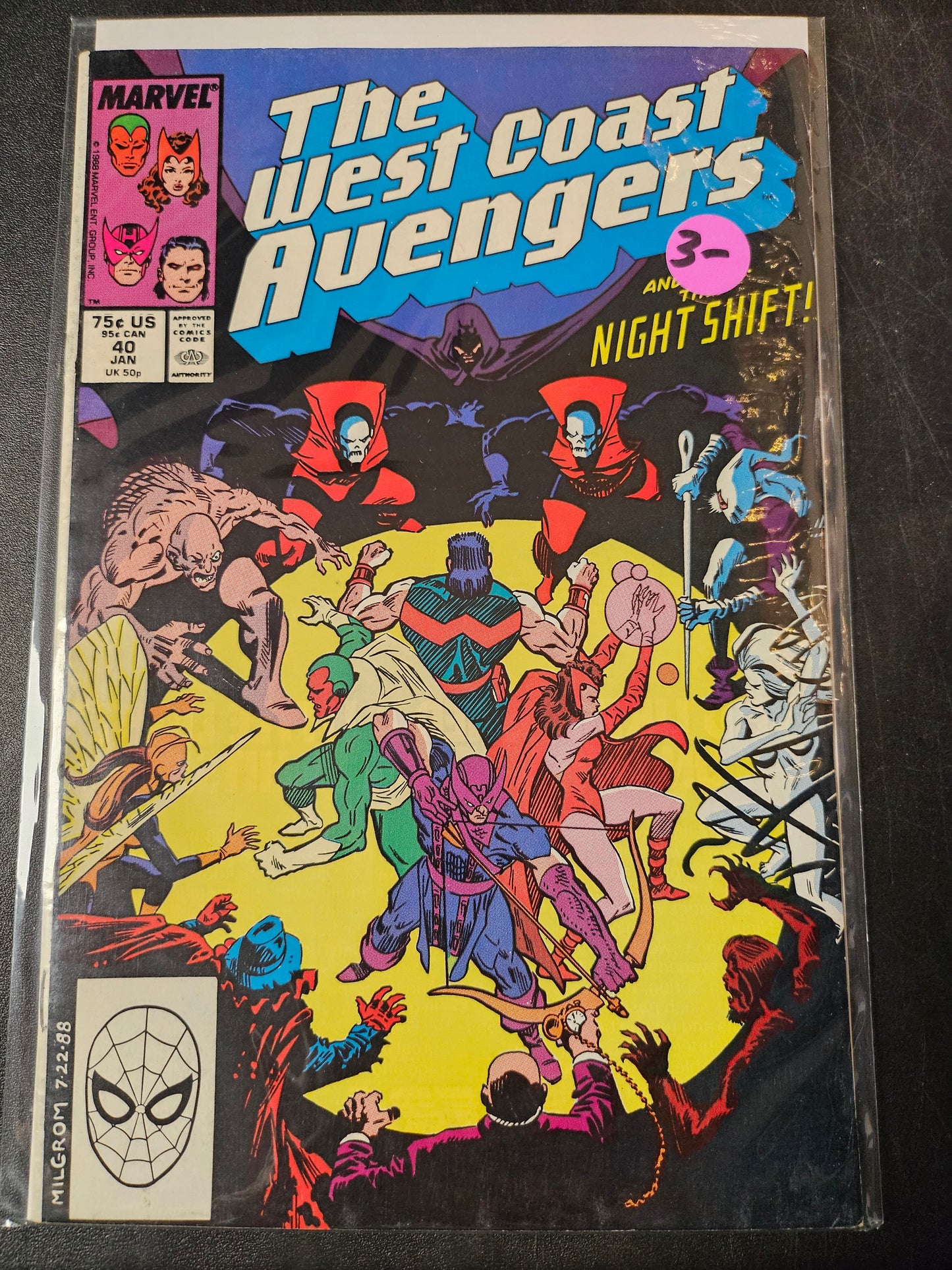 West Coast Avengers – Marvel Comics – (1985–1989) – Volume 2 – #40