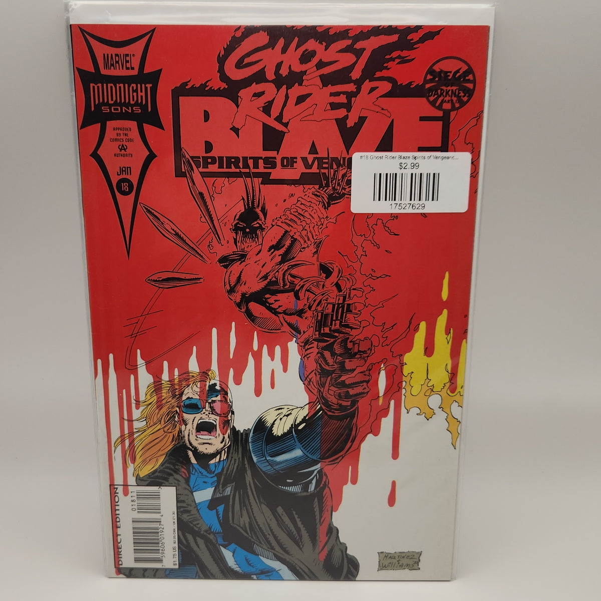 #18 Ghost Rider Blaze Spirits of Vengeance (1992 Marvel)