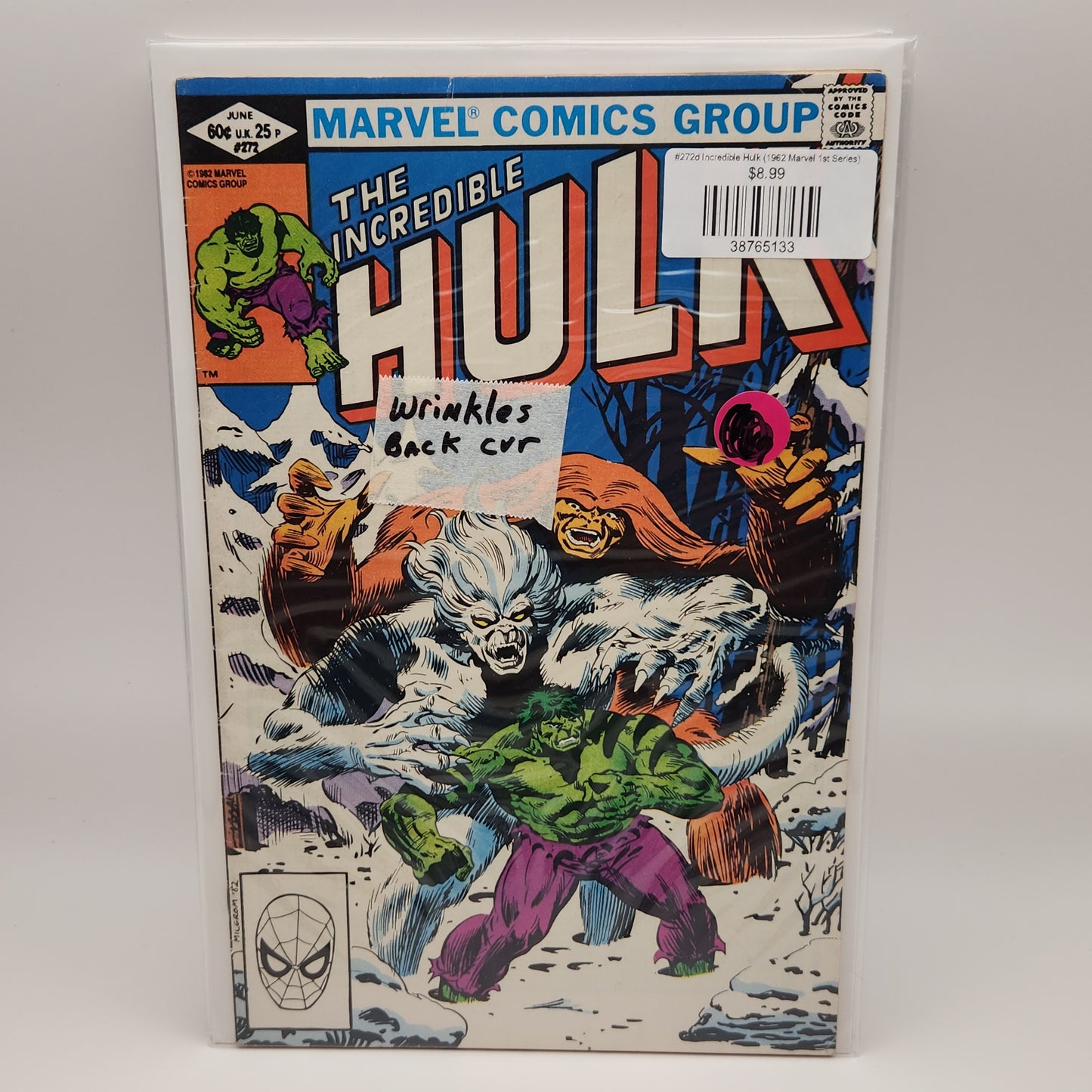 #272d Incredible Hulk (1962 Marvel 1st Series)