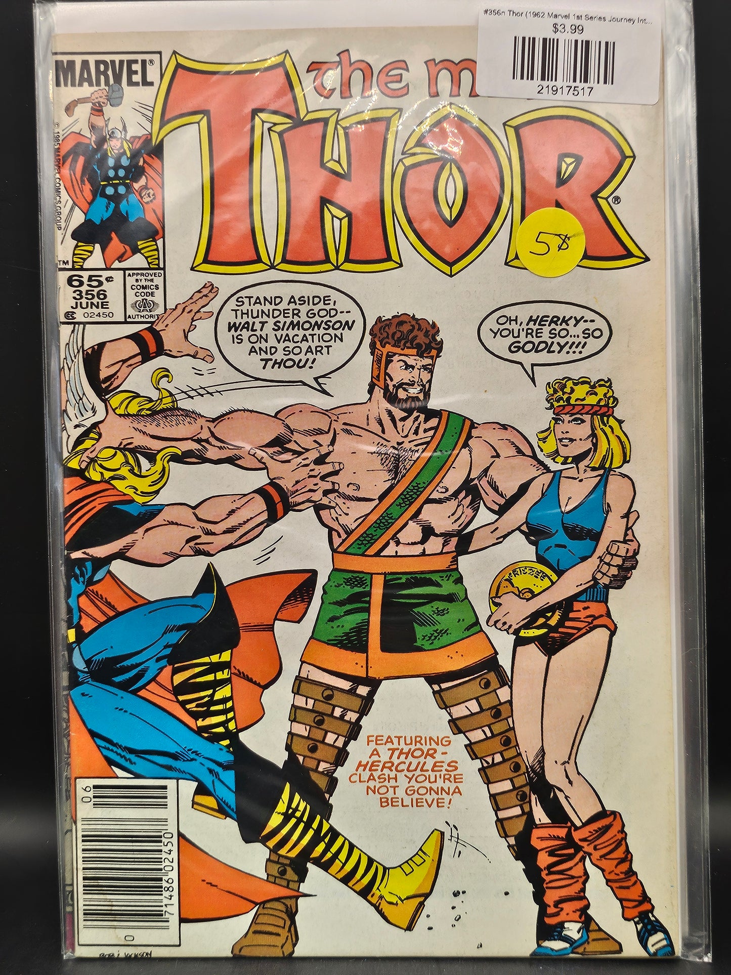 #356n Thor (1962 Marvel 1st Series Journey Into Mystery)