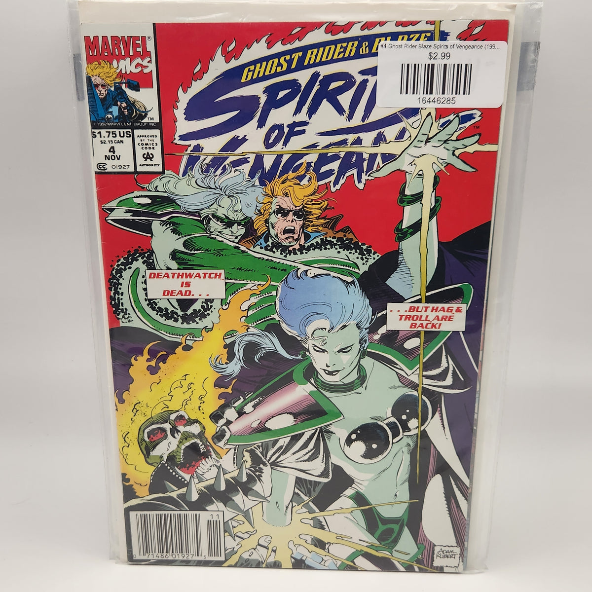 #4 Ghost Rider Blaze Spirits of Vengeance (1992 Marvel)