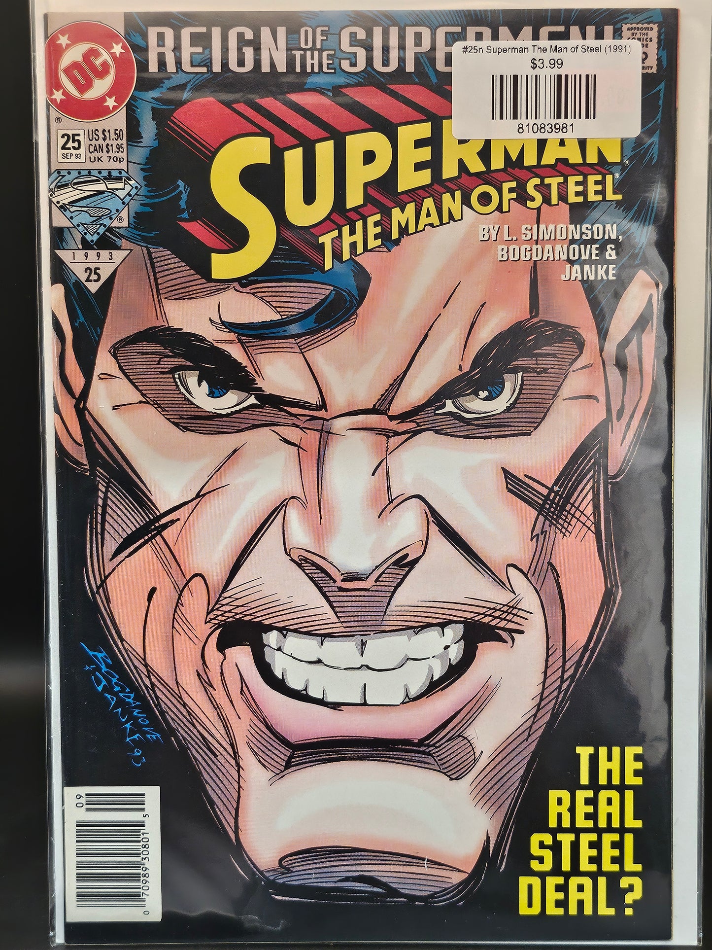 #25n Superman The Man of Steel (1991)