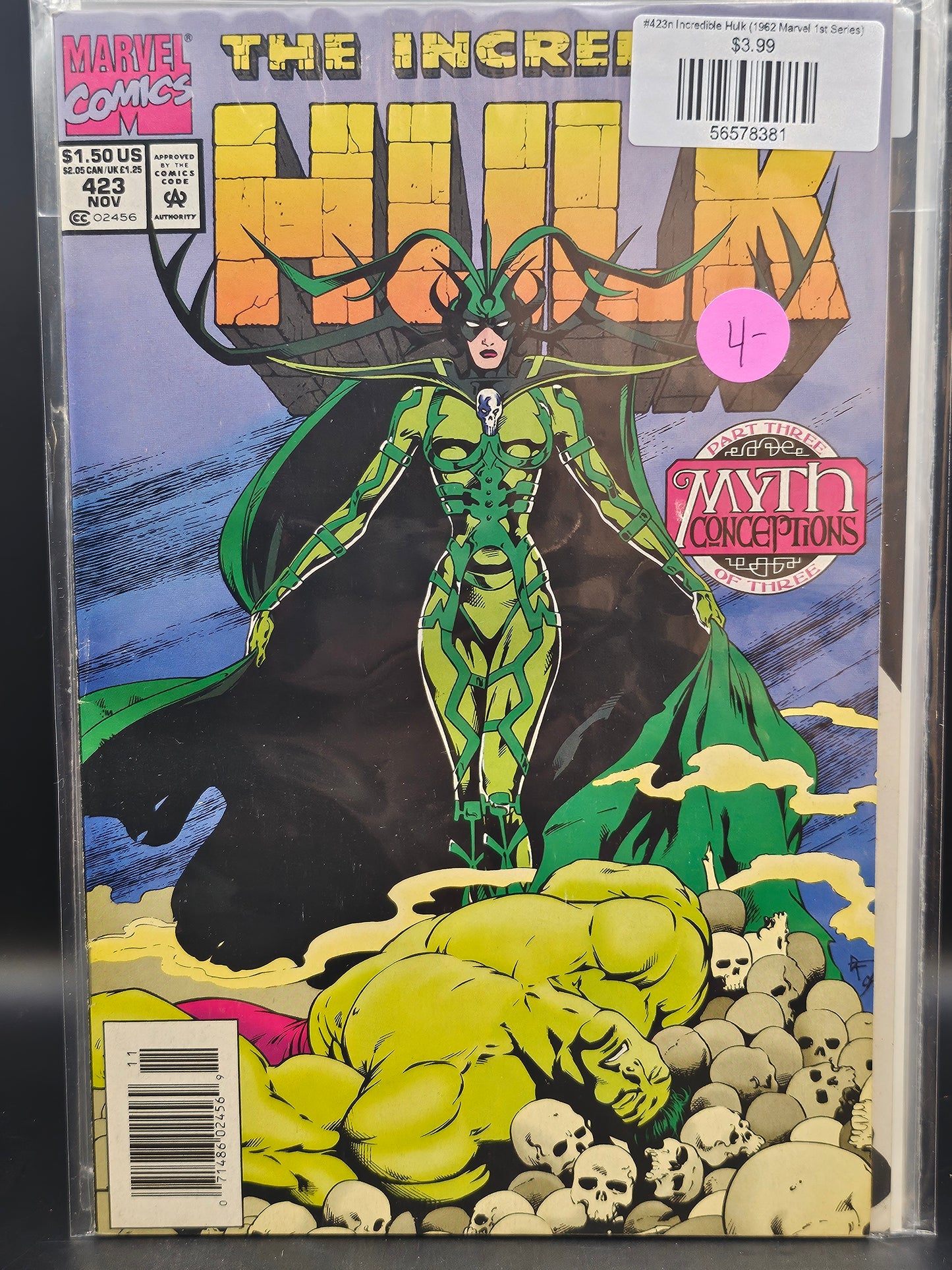 #423n Incredible Hulk (1962 Marvel 1st Series)