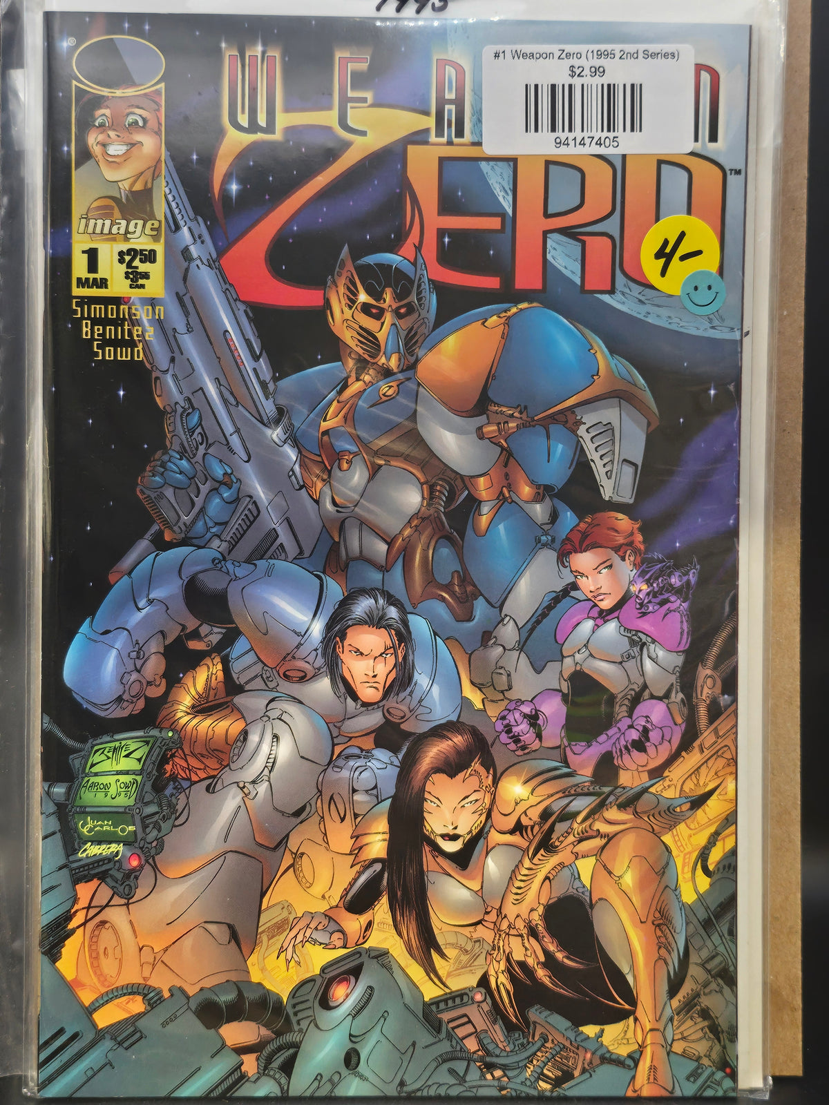 #1 Weapon Zero (1995 2nd Series)