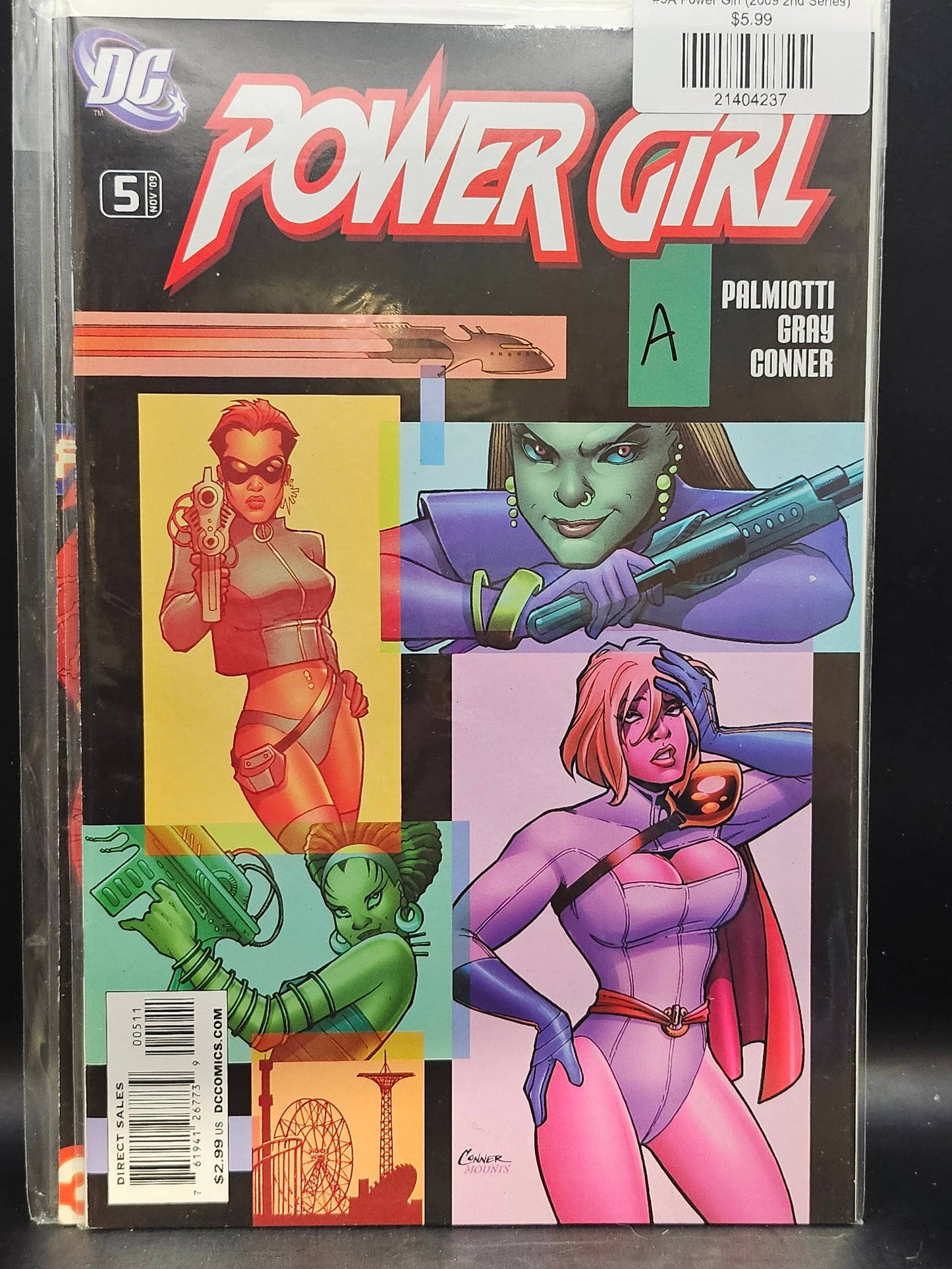 #5A Power Girl (2009 2nd Series)
