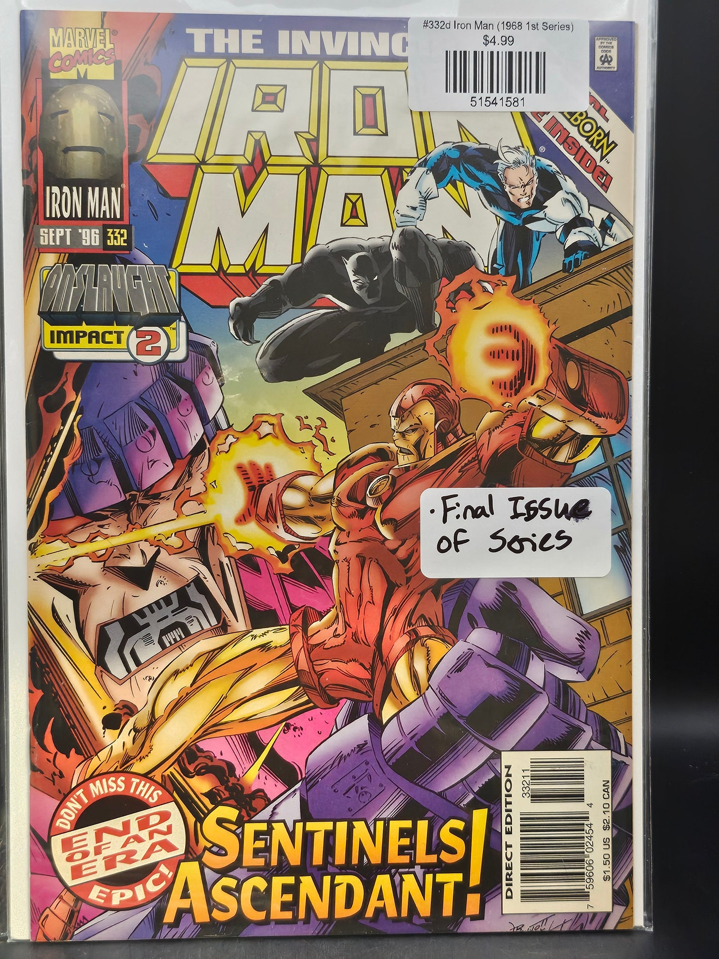 #332d Iron Man (1968 1st Series)