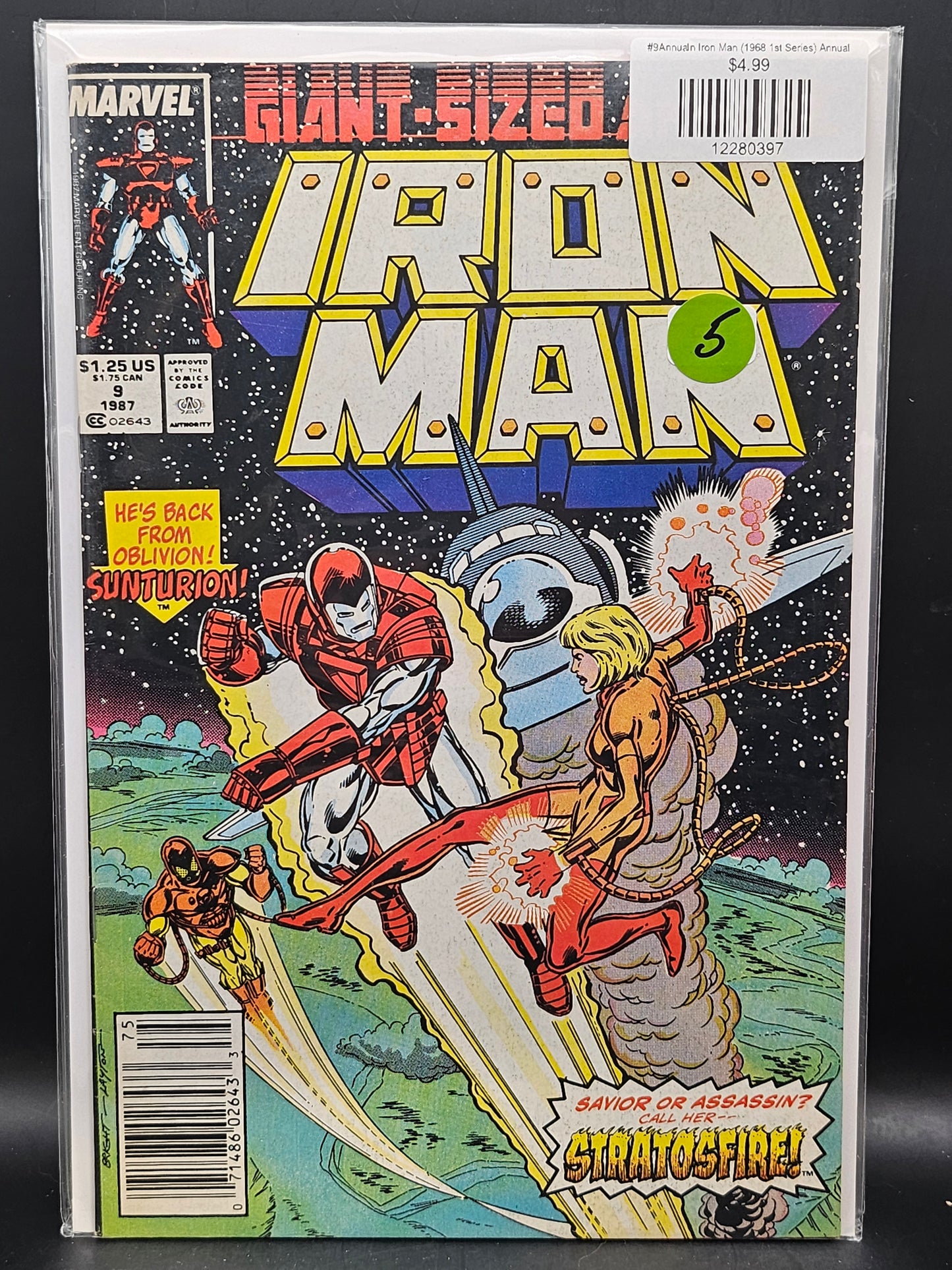 #9Annualn Iron Man (1968 1st Series) Annual