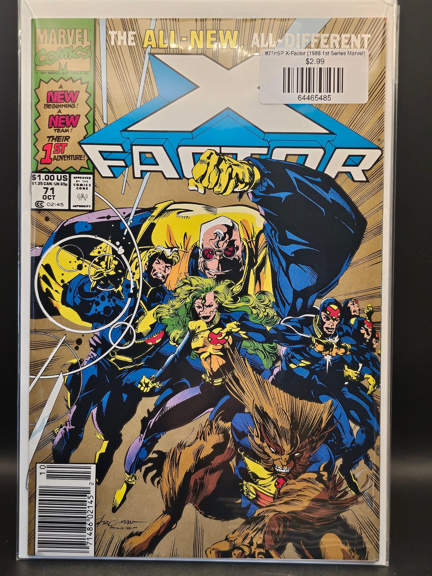 #71nSP X-Factor (1986 1st Series Marvel)