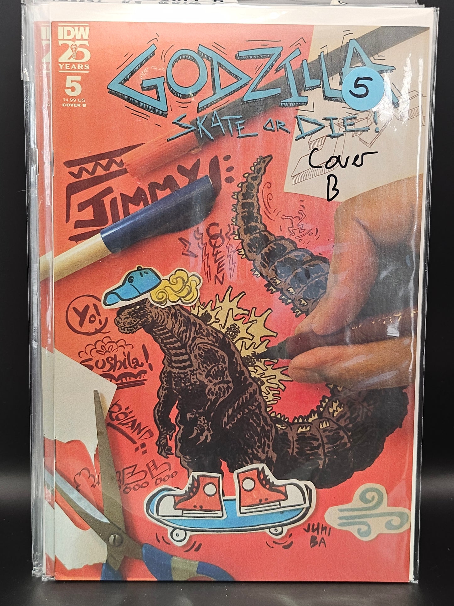 #5 Cover B - Godzilla Skate or Die (2024 IDW)