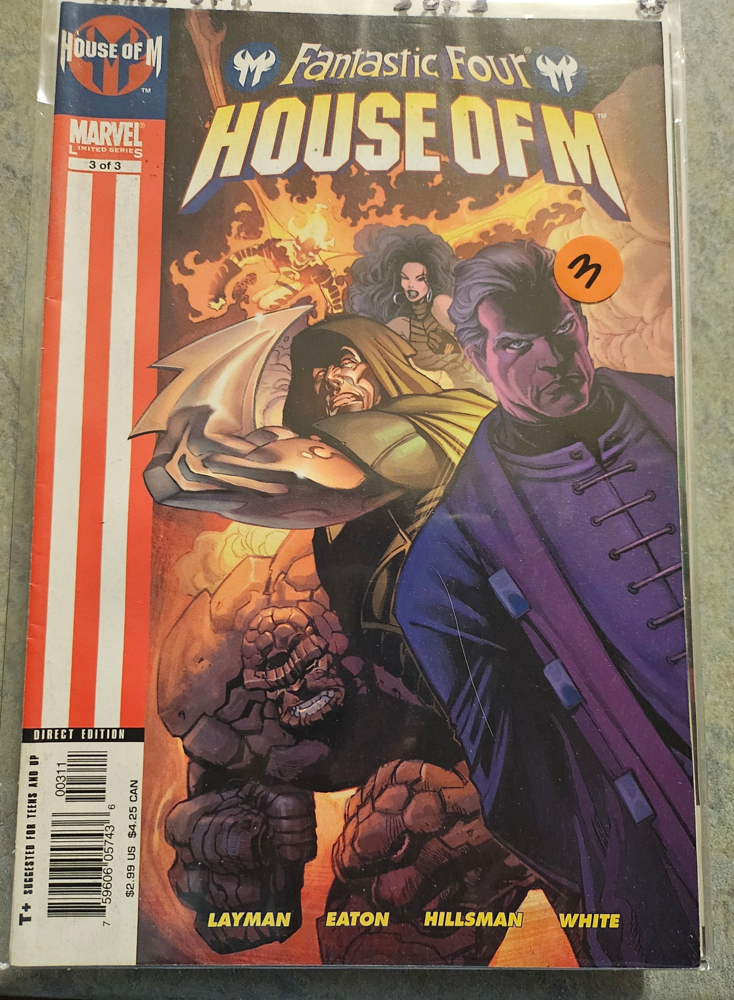 100.102 Fantastic Four – #3 of 3 – LS – House of M