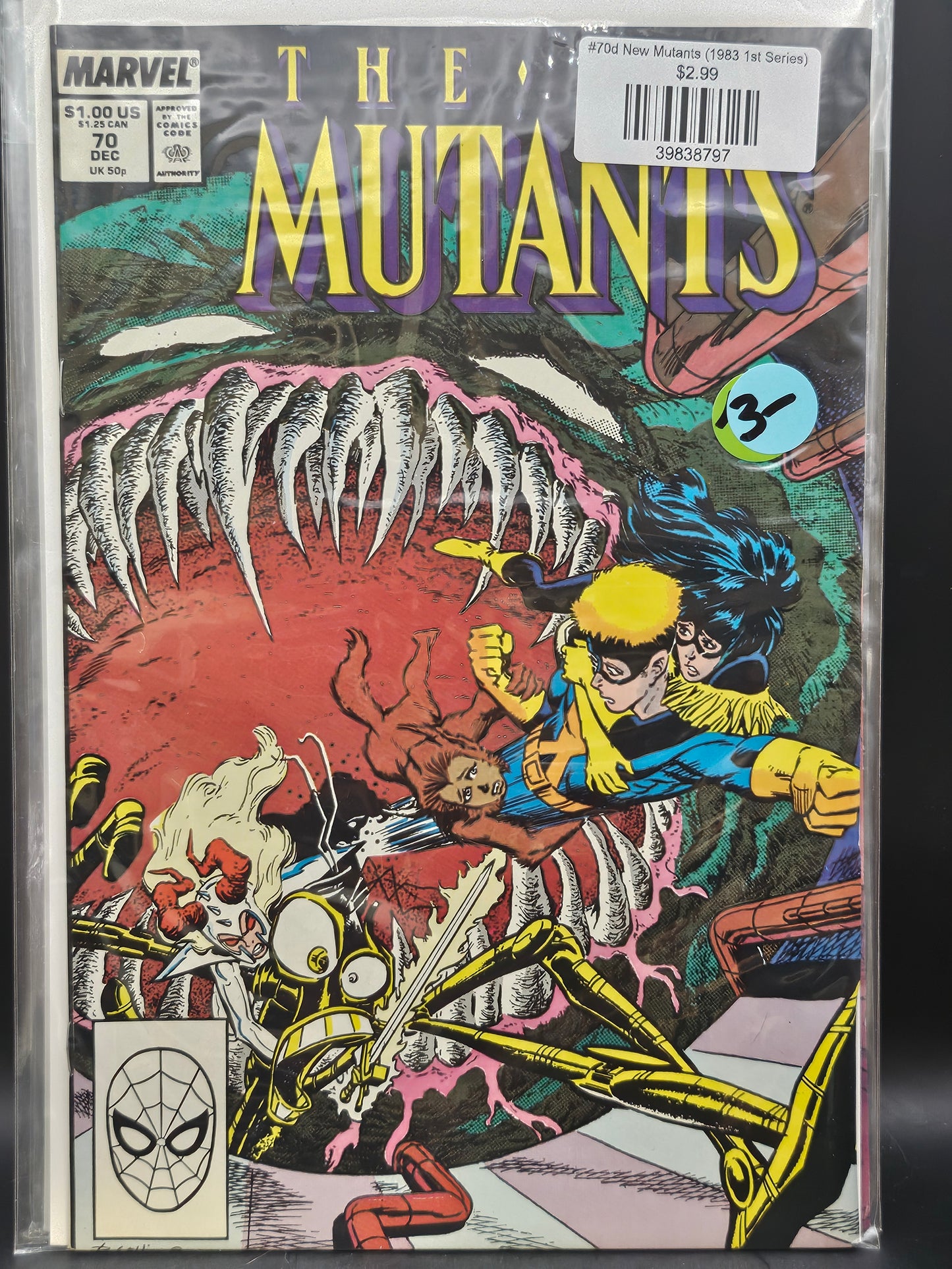 #70d New Mutants (1983 1st Series)