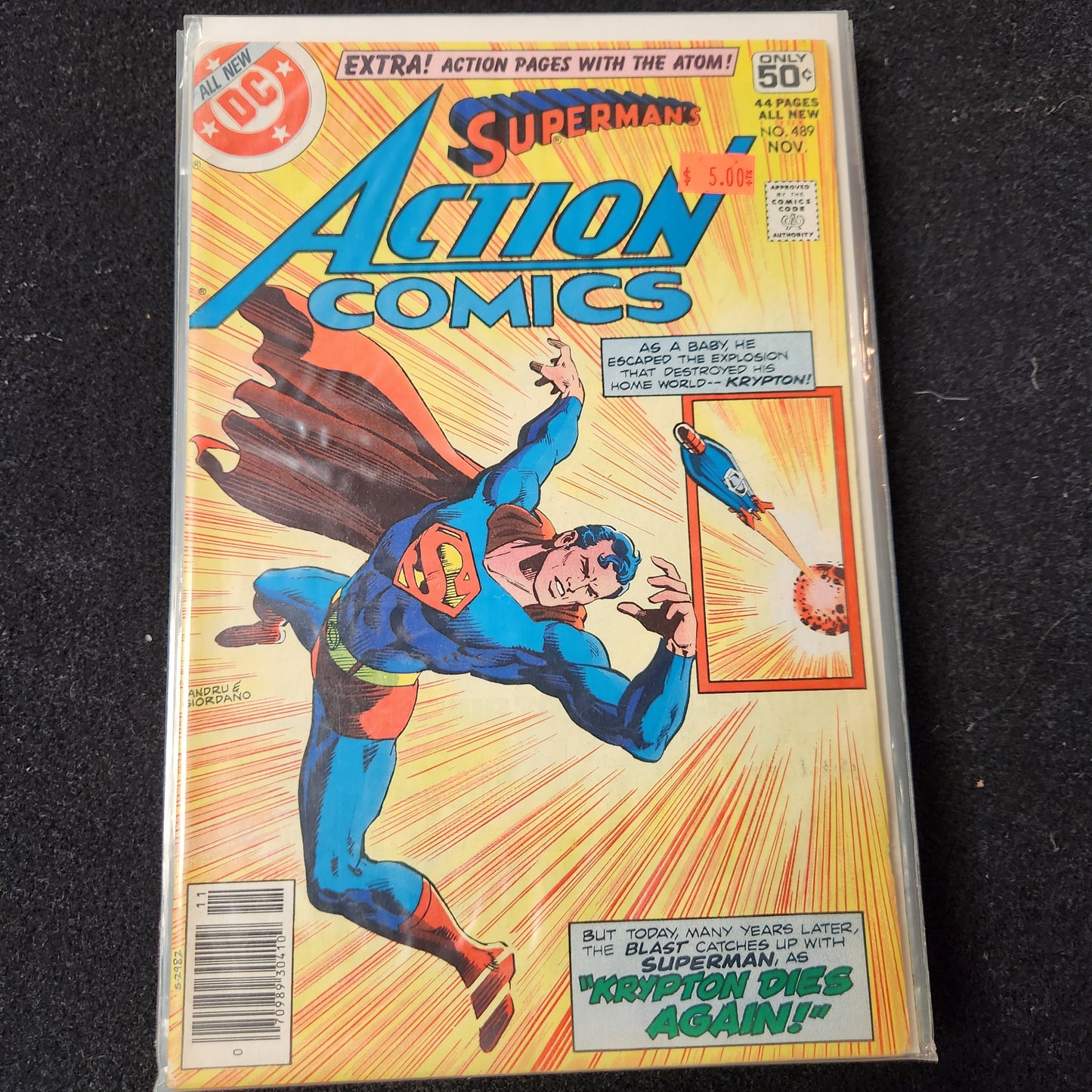 Action Comics #489 - Krypton Dies Again (DC 1978)