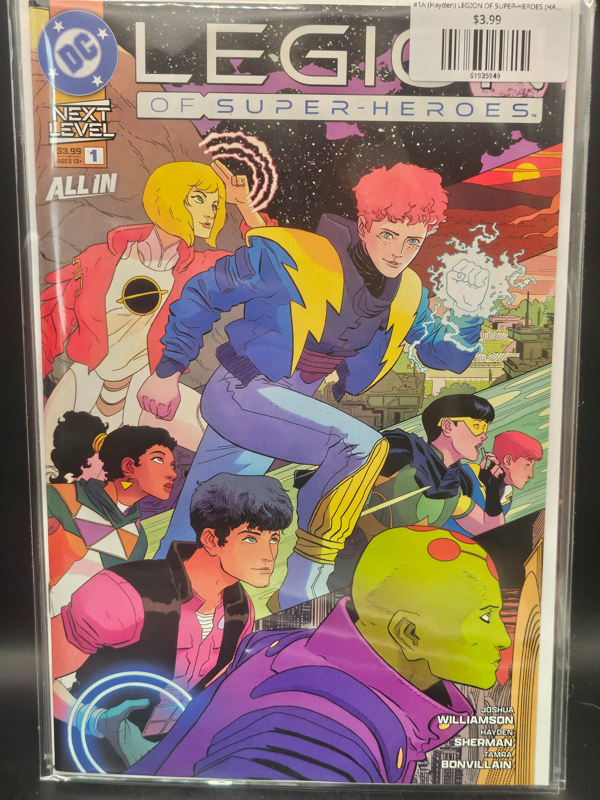#1A (Hayden) LEGION OF SUPER-HEROES (HAYDEN SHERMAN WRAPAROUND)