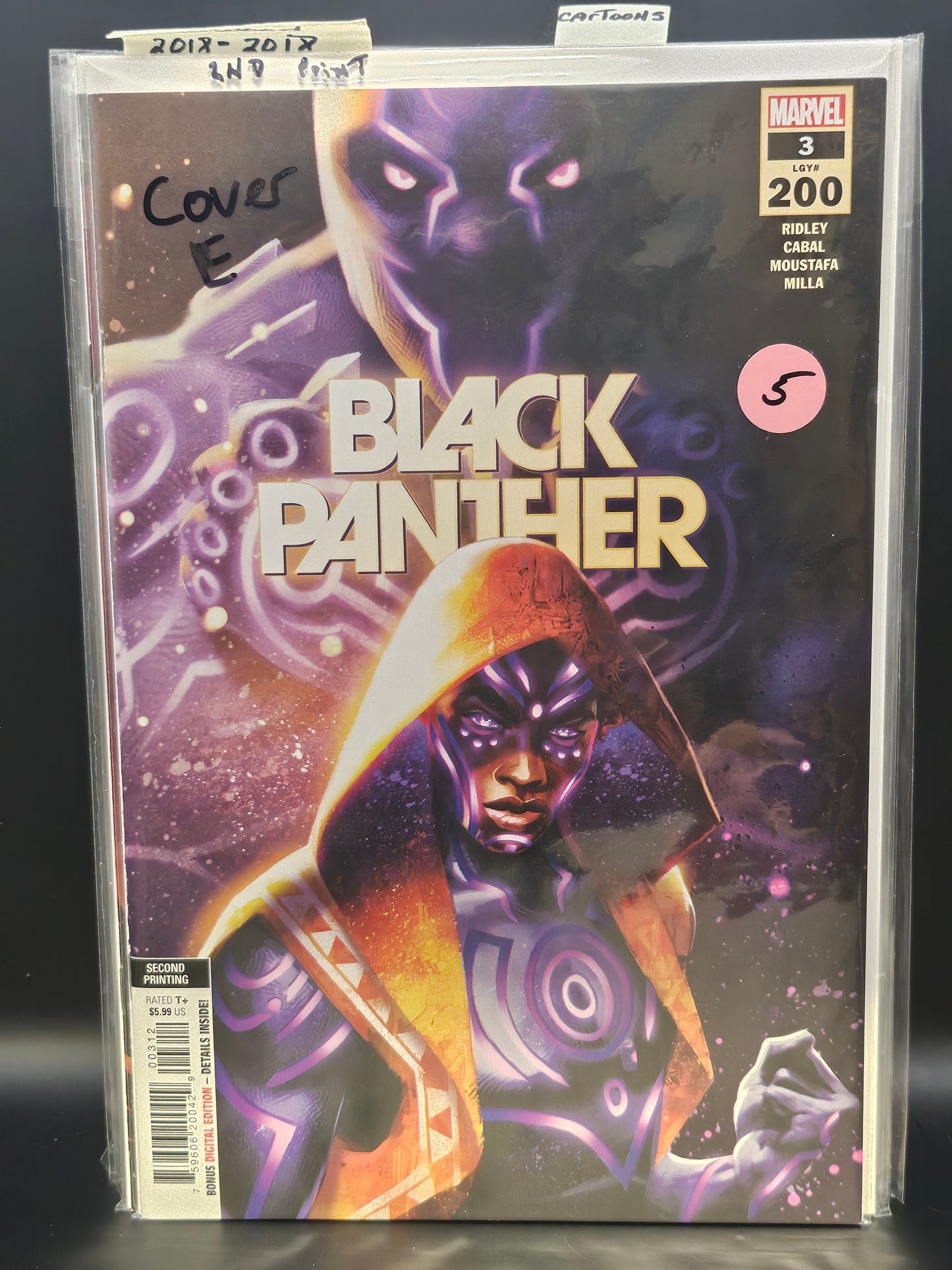 #3 Cover E Second Printing $5 - Black Panther (2022 Marvel 8th Series)