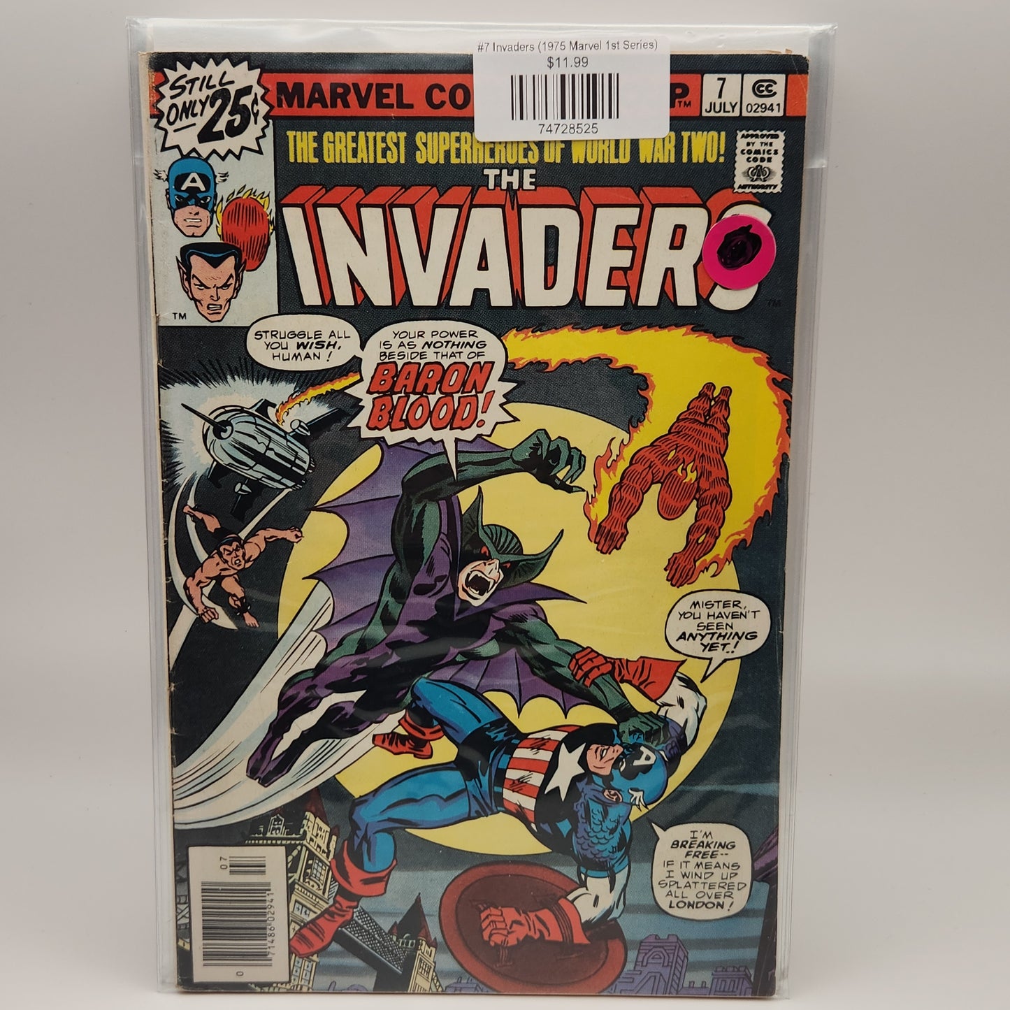 #7 Invaders (1975 Marvel 1st Series)