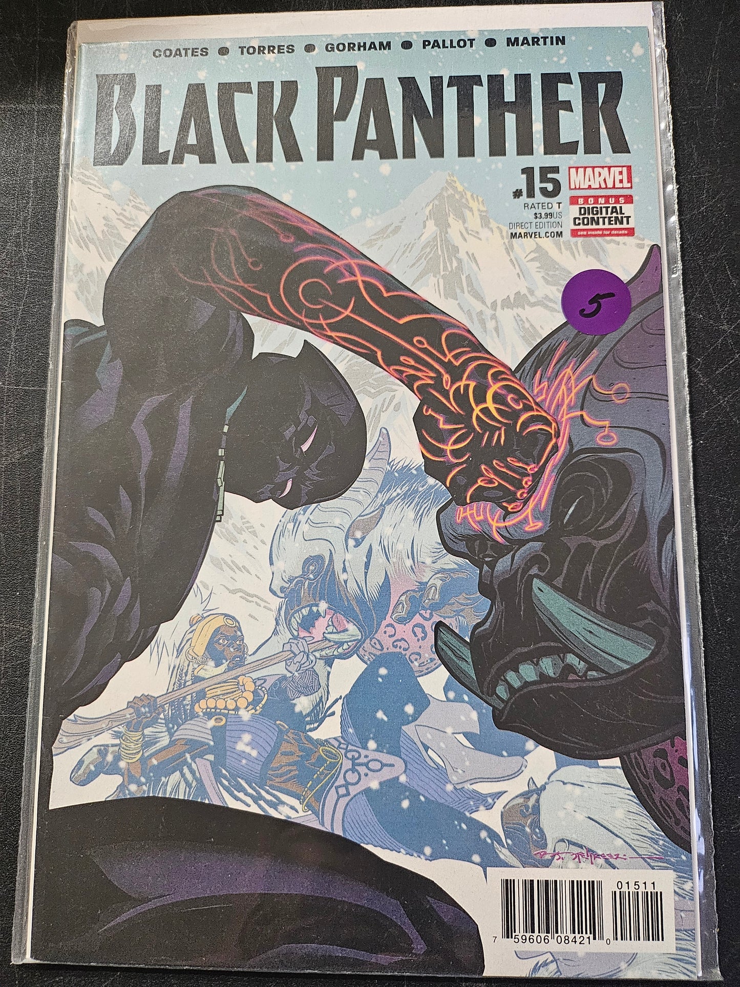 Black Panther – Marvel Comics – (2016–2018) – Volume 6 - #15 - Cover A and B