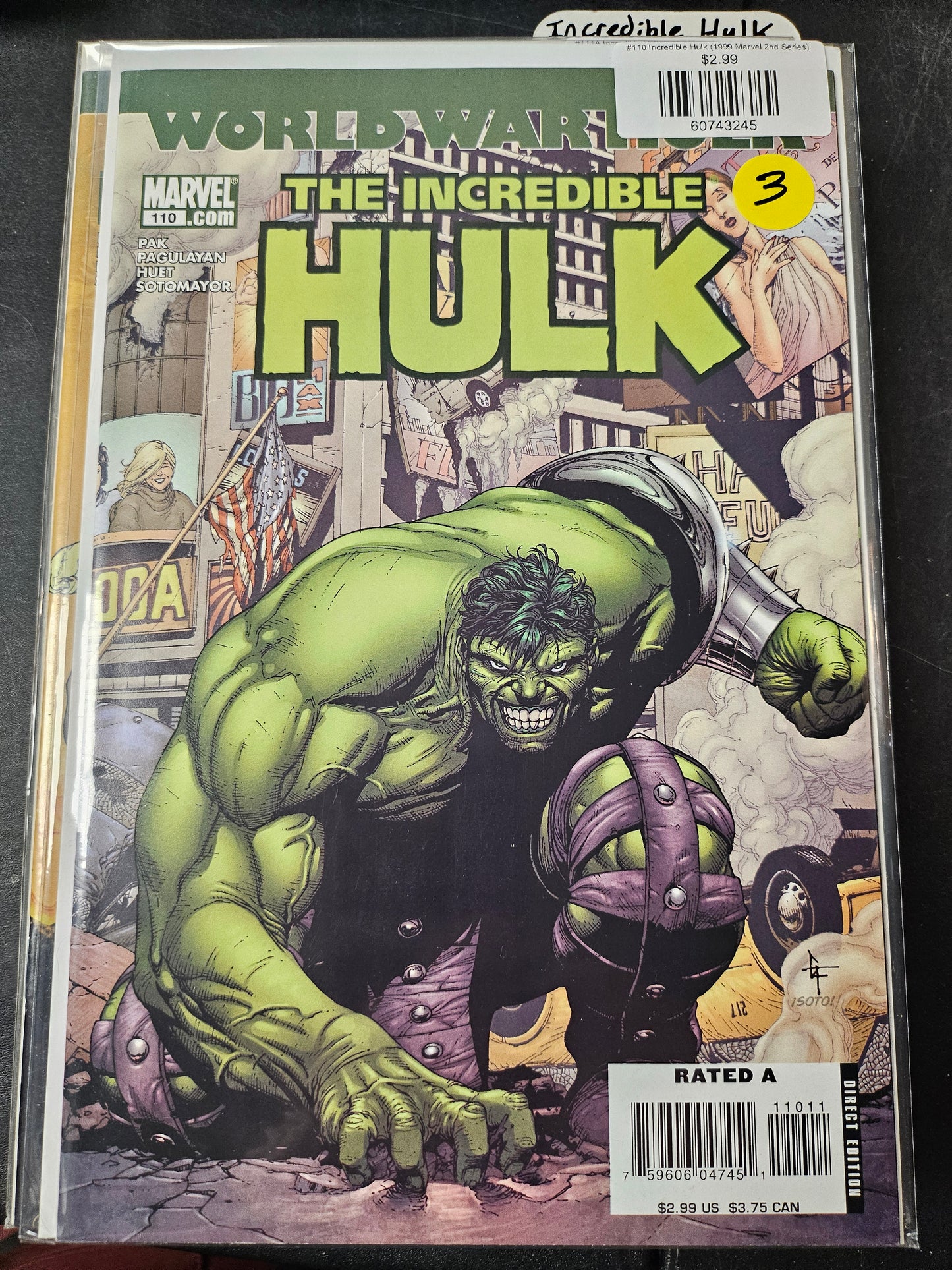 #110 Incredible Hulk (1999 Marvel 2nd Series)