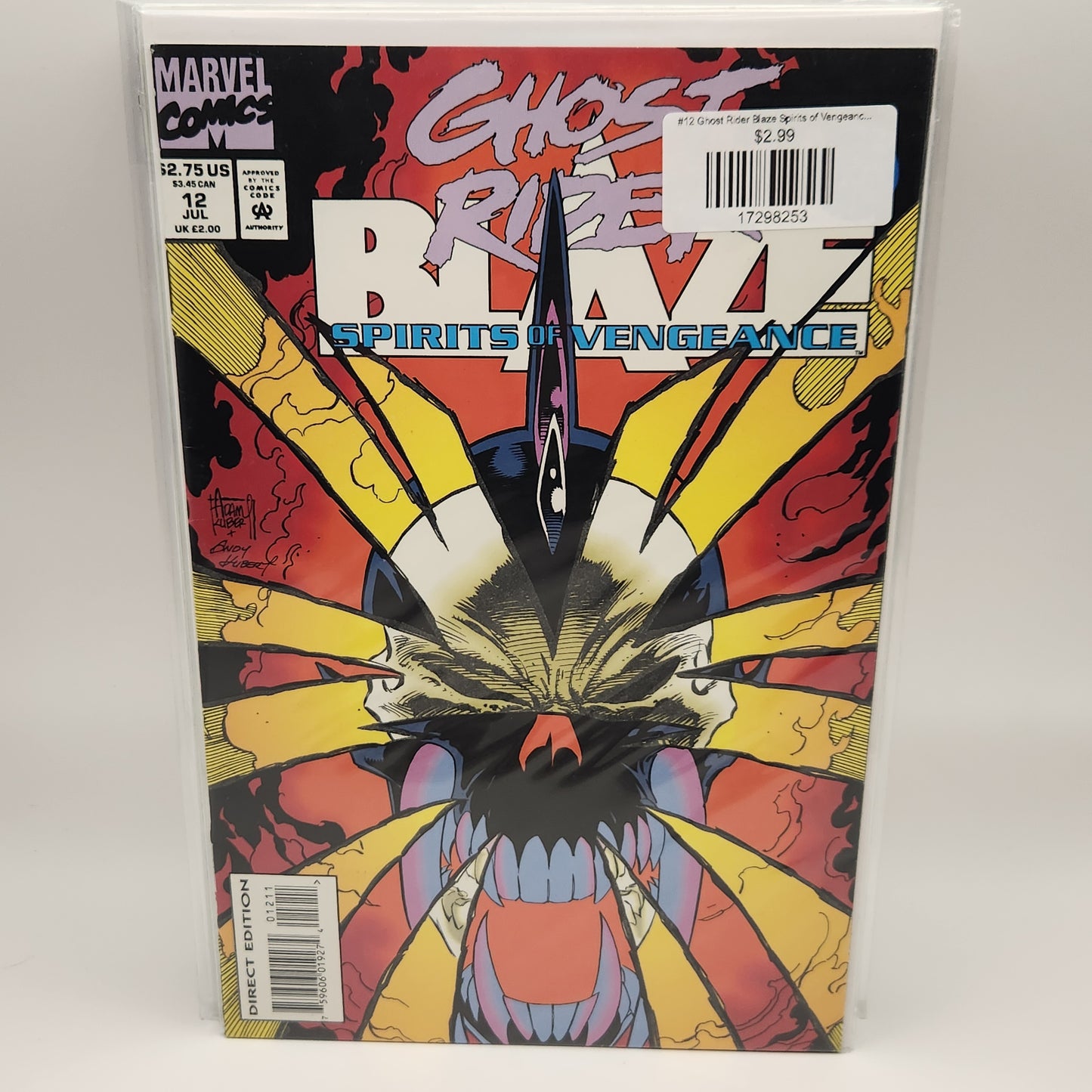 #12 Ghost Rider Blaze Spirits of Vengeance (1992 Marvel)